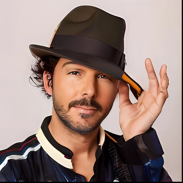 rick astley de jaqueta posando para uma foto, retrato do homem robusto, Artur Bordello, Dia Charlie, Zack da Rocha, Hibbary!!, Miguel Iglesias, sebastian luca, he is wearing a hat, with hat, desgrenhado, stefano brunesci, infantil, wears a destroyed hat, Beto Val, olhar desleixado, Melhor