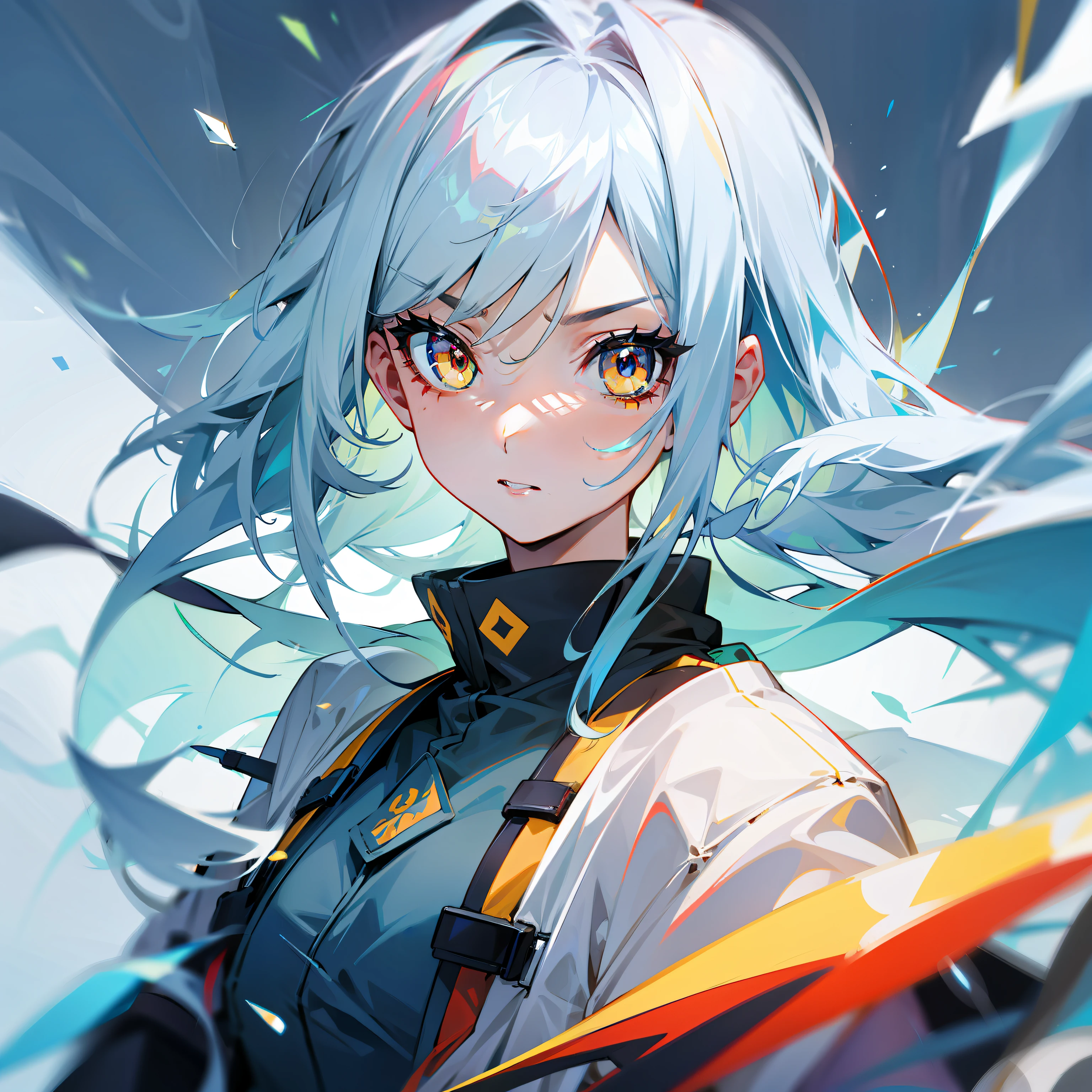 Take a knife,The pupils are yellow and red