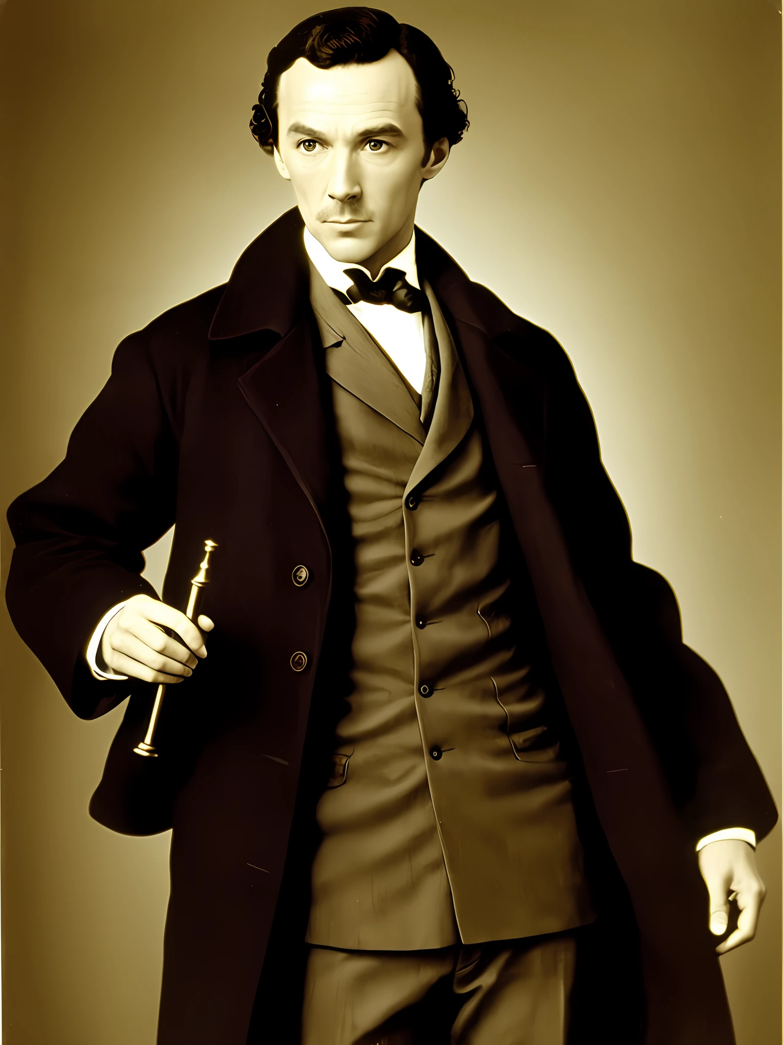 Sherlock Holmes played by Curly Ford