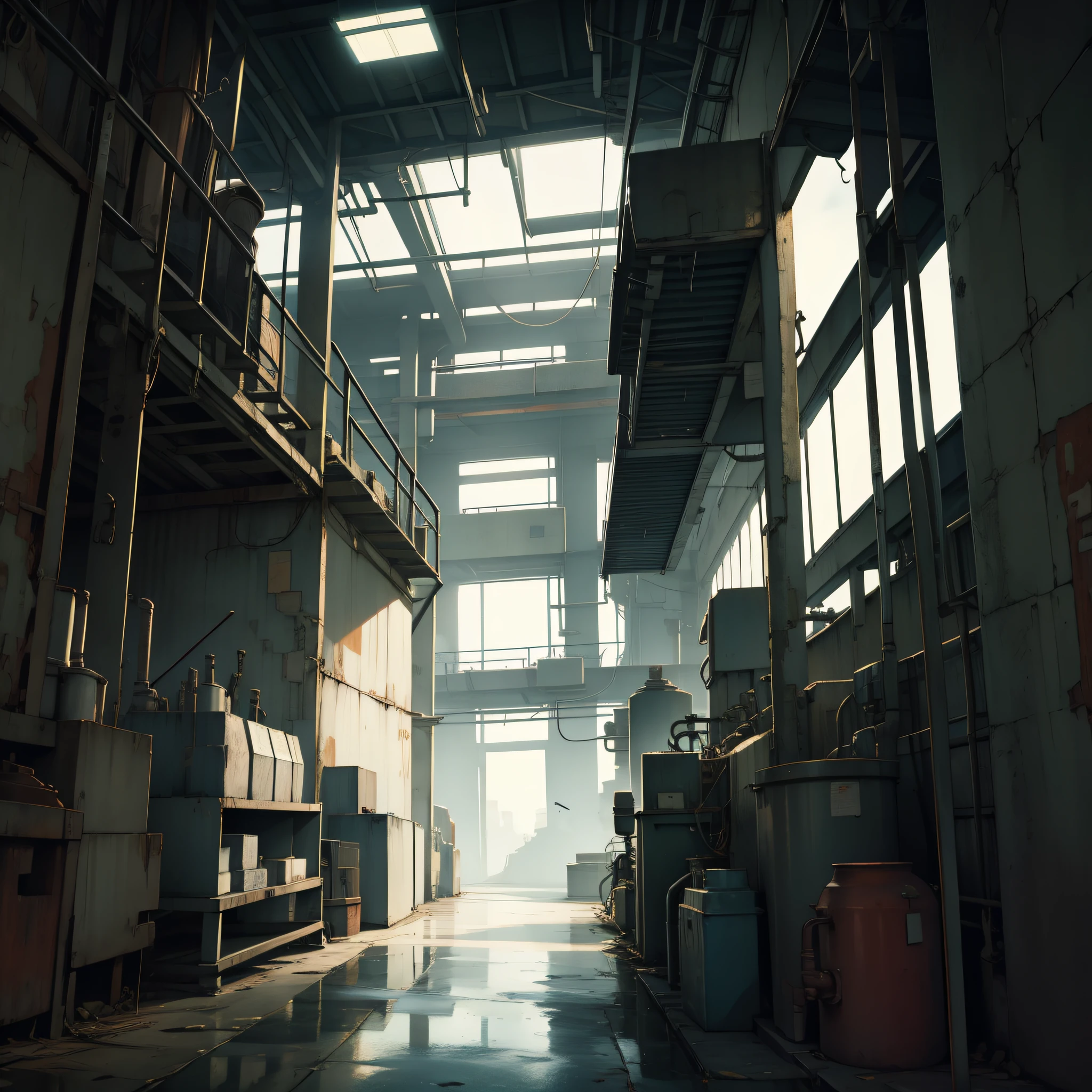Defunct pharmaceutical factory