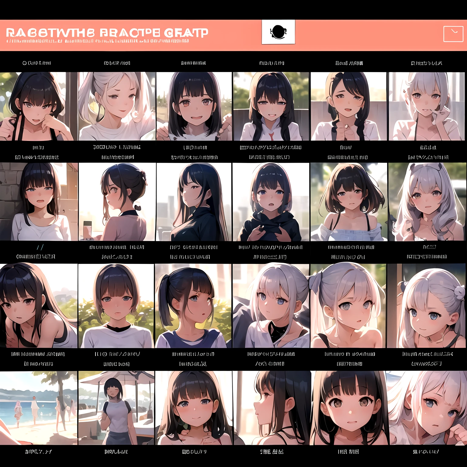 relationship graph,6+girls