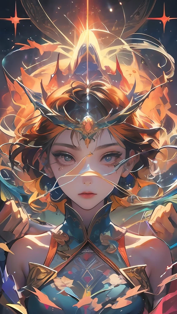 "Diving Into The Ether Flowing with The Eternal Soul Through Vibration of love, everything is connected, Flowing energy, Divine dreamlike feminine art, mind blowing, A night with mysterious pineal gland energy, Concept art of the universe, Dreamy beauty"