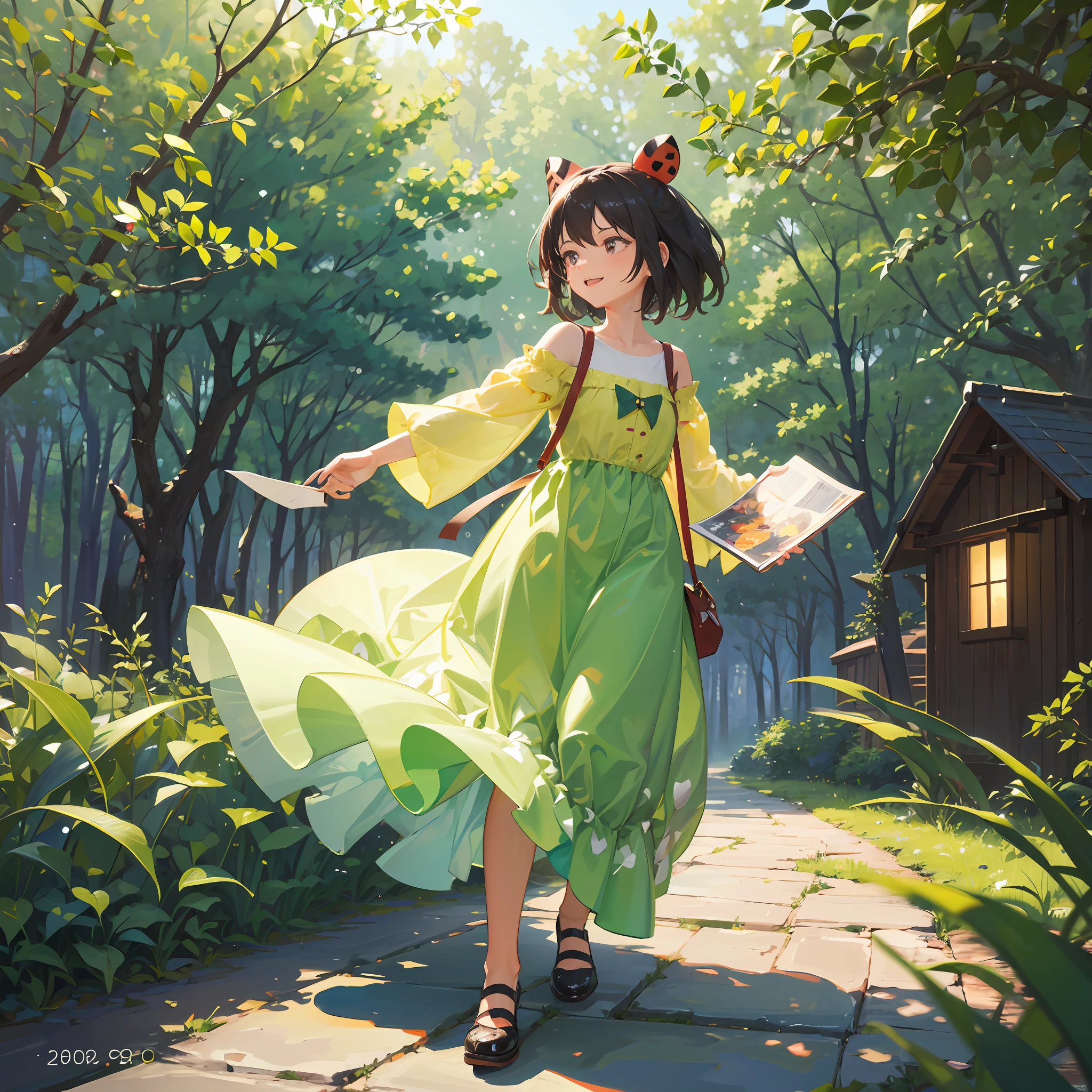 Beautifully wooded，the trees，tree trunks，