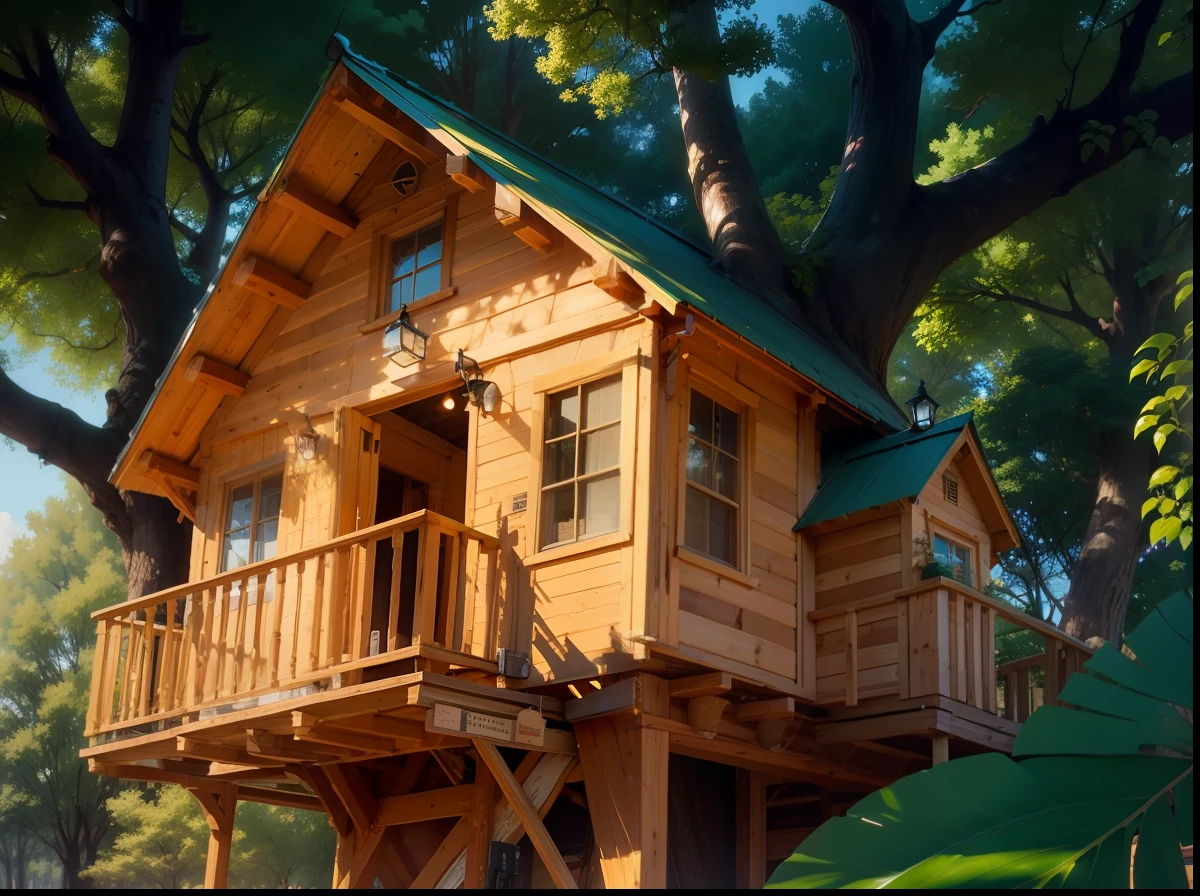 Tree house front
