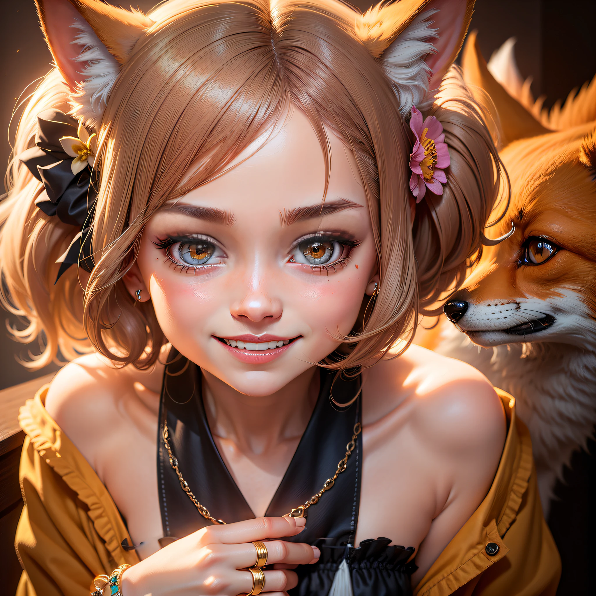 "A delicate character with double eyelids，The skin is smooth and soft，The eyes have attractive double eyelids，(moving+gloss eyes+Hazy eyes:1.2)，clear silhouette，nature scenes，Picturesque background，Delicate light and shadow，Extremely high image quality，Just the right amount of detail，Perfect picture balance。"