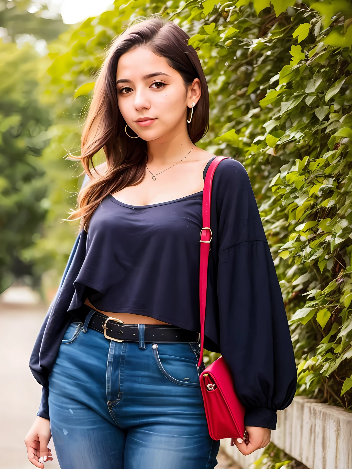 Menina adulta, cabelo, liso, magra, cor branca