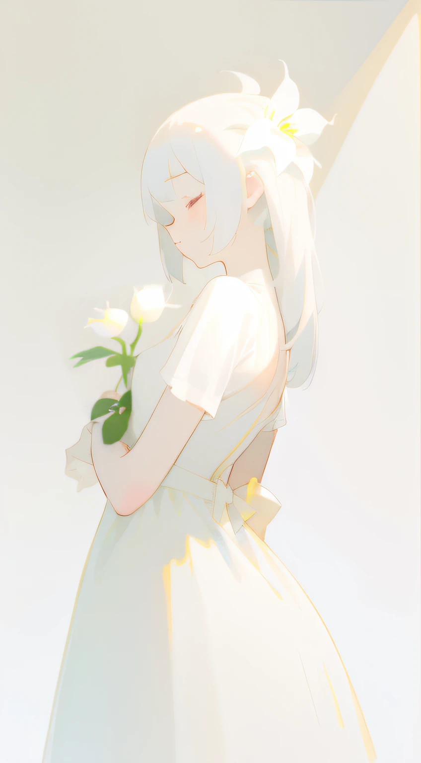 white flower,