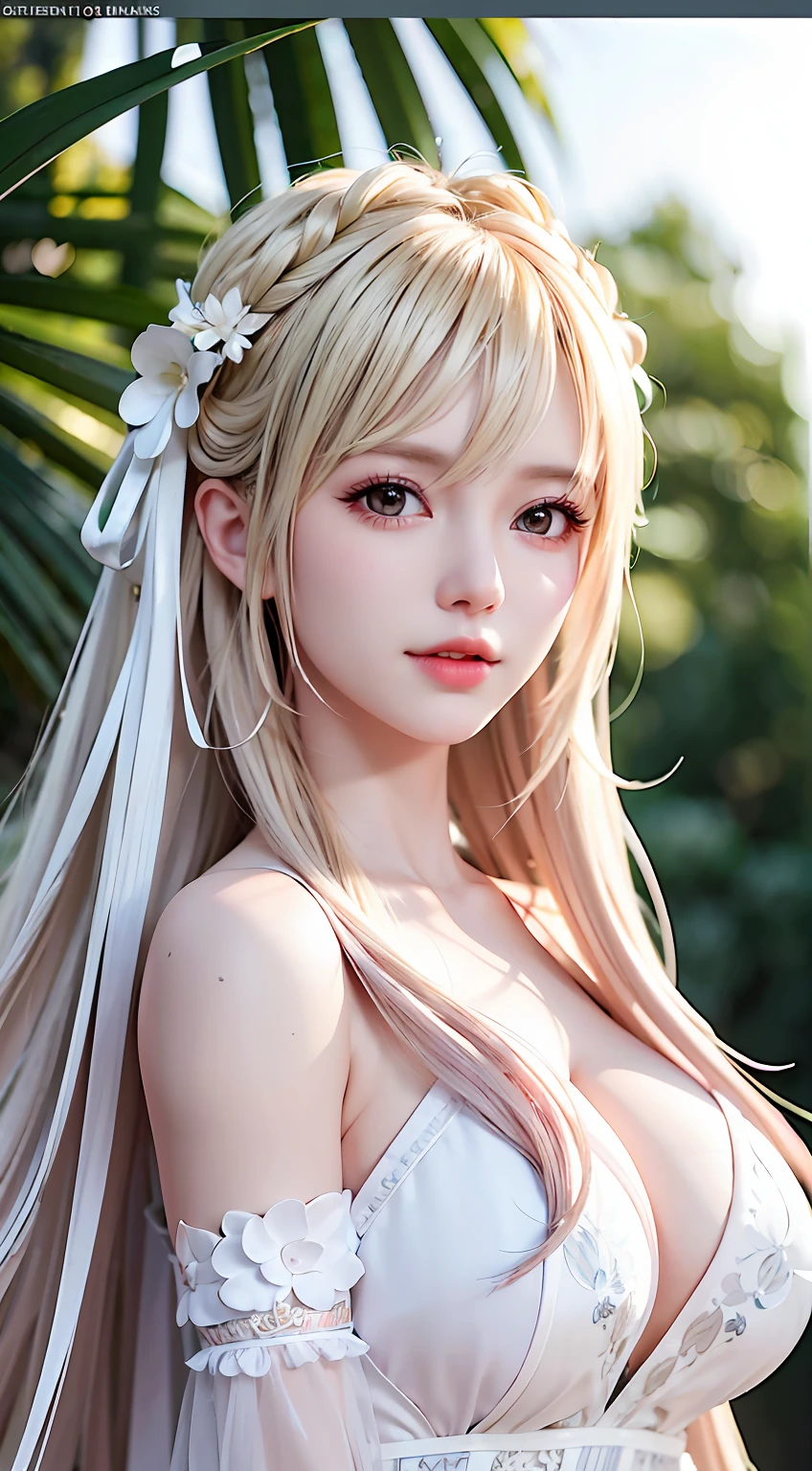 (8K, 4K, Best quality, A high resolution:1.2), (marsterpiece, Realistic, photograph realistic:1.37), 1girll, Solo, Beautiful face, eyeslashes, nase, Glossy lips, (Detailed eyes, view the viewer, Fair skin, White skin:1.5), fine complexion, full bodyesbian,
Large breasts,, (busty lady:1.5),
Outdoor onsen,
two sides up, Absurdly long hair, Blonde hair, Pink hair, bangs, hair adornments, ar old,
Younger, aged down,