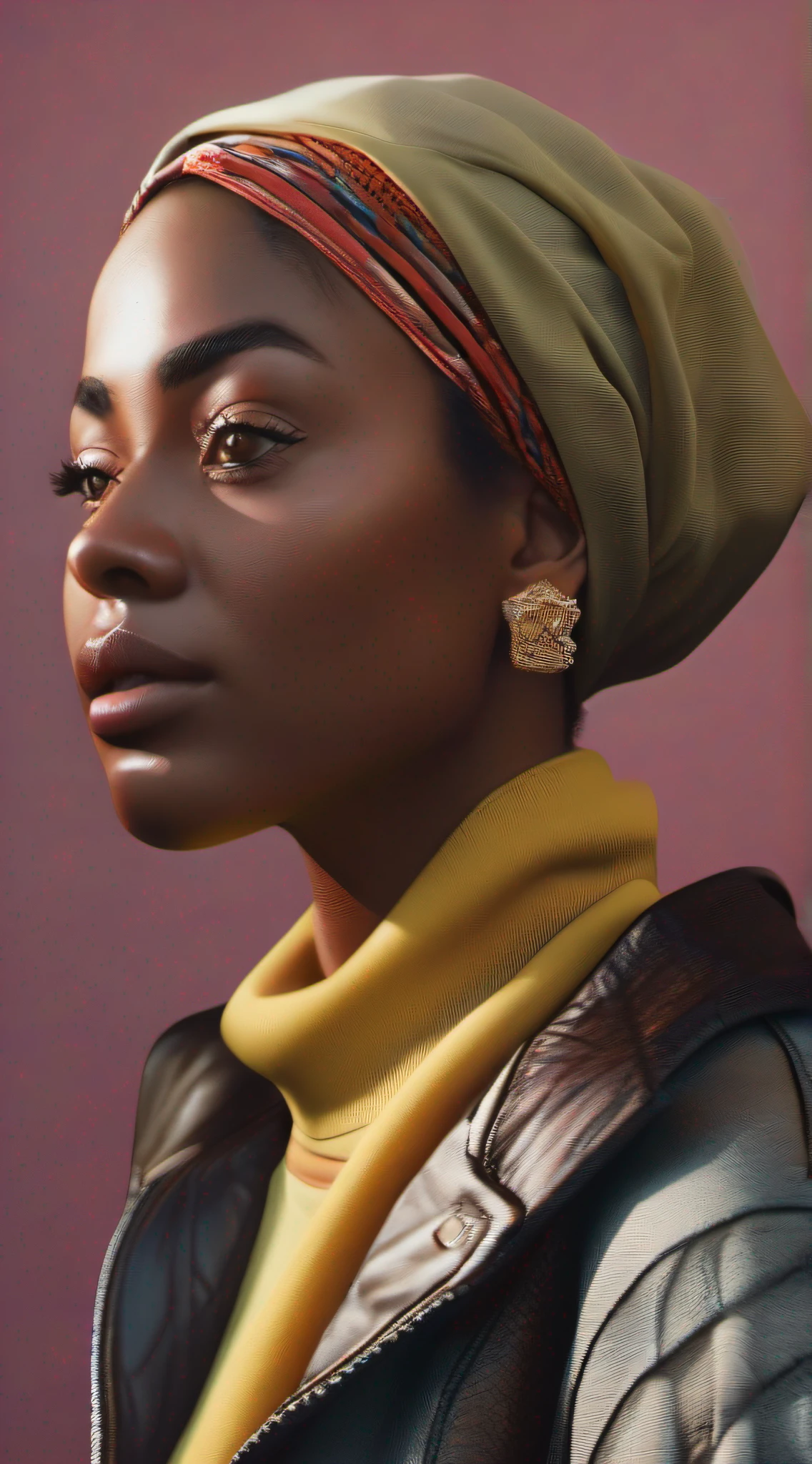 a black woman photorealistic, photography, masterpiece, realistic, realism, photorealism, high contrast, photorealistic Artstation 8k HD digital art trend of high definition and detailed realistic skin texture, ultra detail, realistic skin texture, armature, best quality, ultra high definition, (photorealistic:1.4),, high resolution, detail, raw photo, Re sharp, by Lee Jefferies Nikon D850 Film Stock Photo 4 Kodak Portra 400 Camera F1.6 Lens Rich Color Ultra Real Realistic Realistic Textures Dramatic Lighting Unreal Engine Trending at Art Station Cinestill 800,