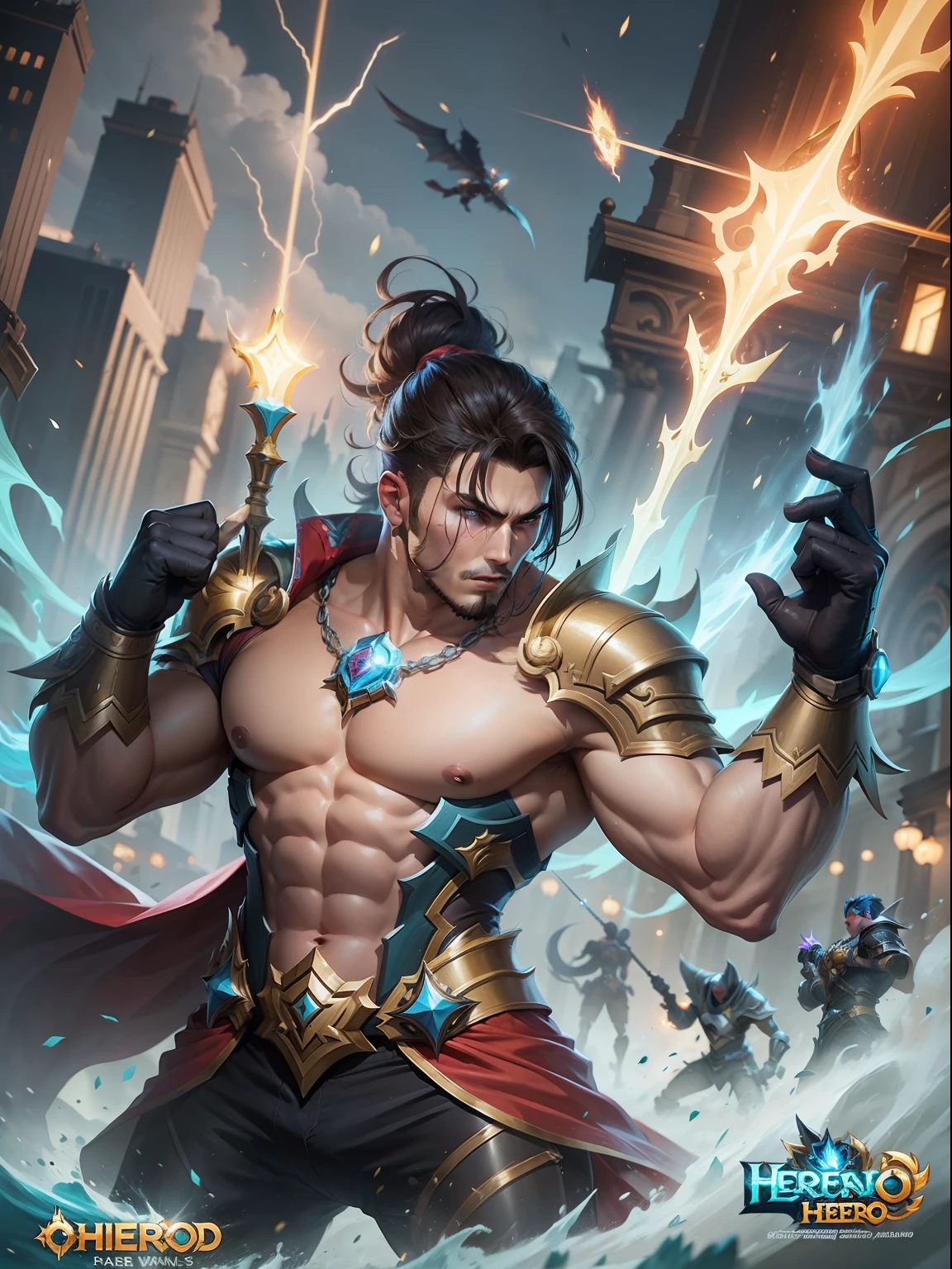 Mobile legends hero Franco is Fighting