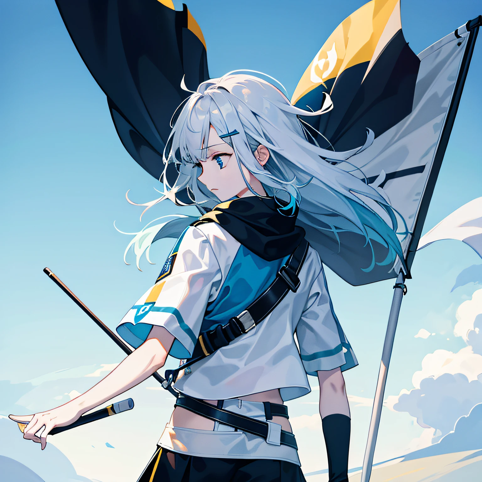 minimalist wind,Text style,Icon flag