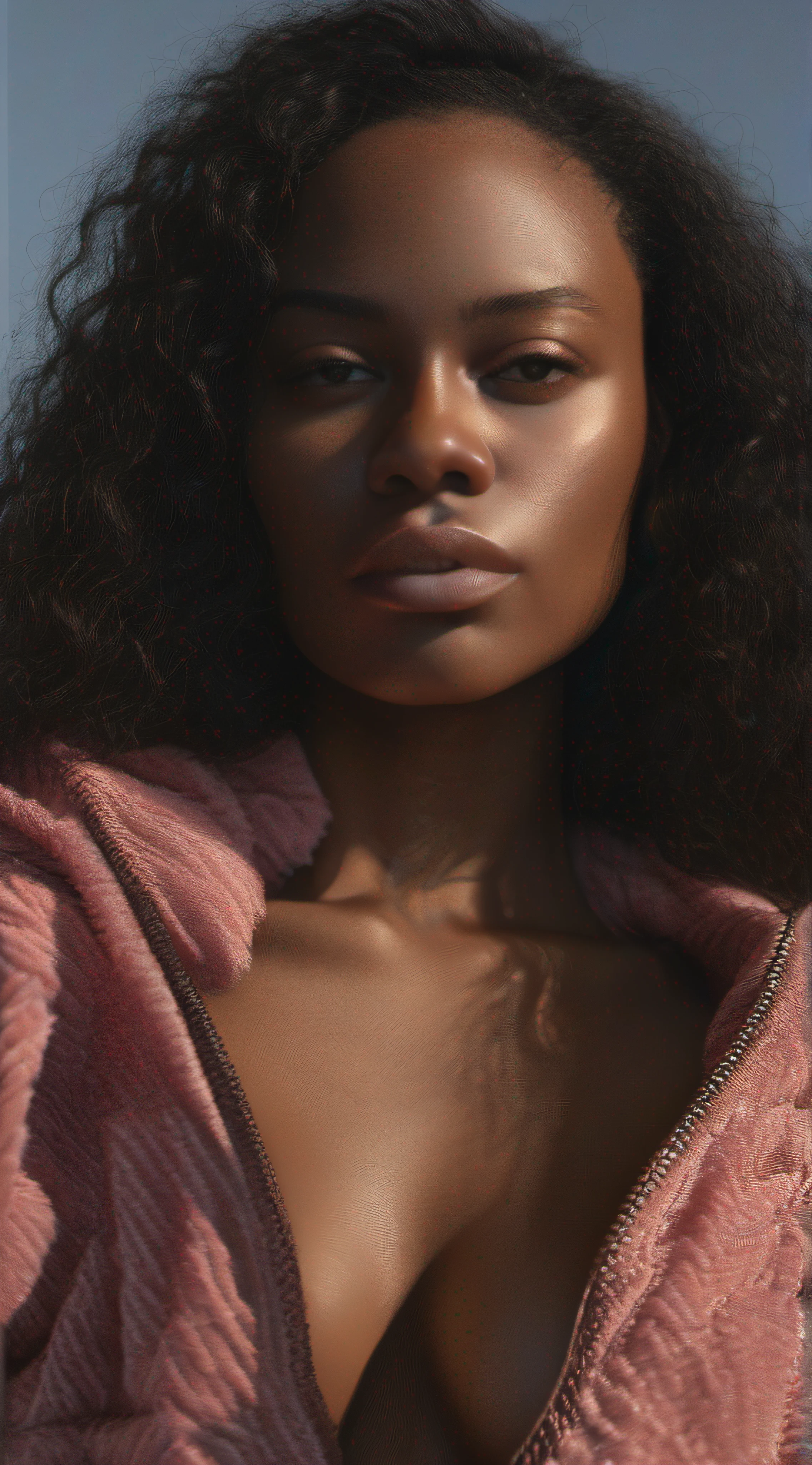 a black woman photorealistic, photography, masterpiece, realistic, realism, photorealism, high contrast, photorealistic Artstation 8k HD digital art trend of high definition and detailed realistic skin texture, ultra detail, realistic skin texture, armature, best quality, ultra high definition, (photorealistic:1.4),, high resolution, detail, raw photo, Re sharp, by Lee Jefferies Nikon D850 Film Stock Photo 4 Kodak Portra 400 Camera F1.6 Lens Rich Color Ultra Real Realistic Realistic Textures Dramatic Lighting Unreal Engine Trending at Art Station Cinestill 800,