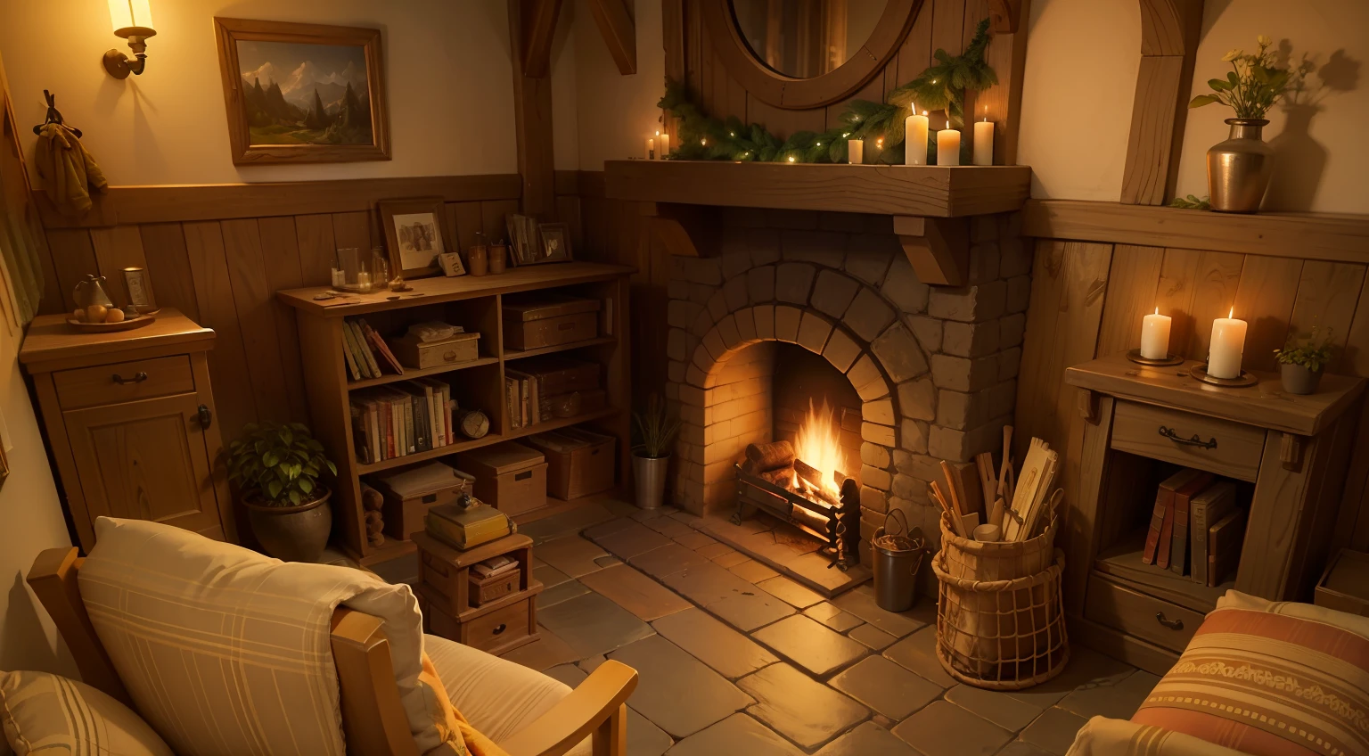 hobbit fireplace