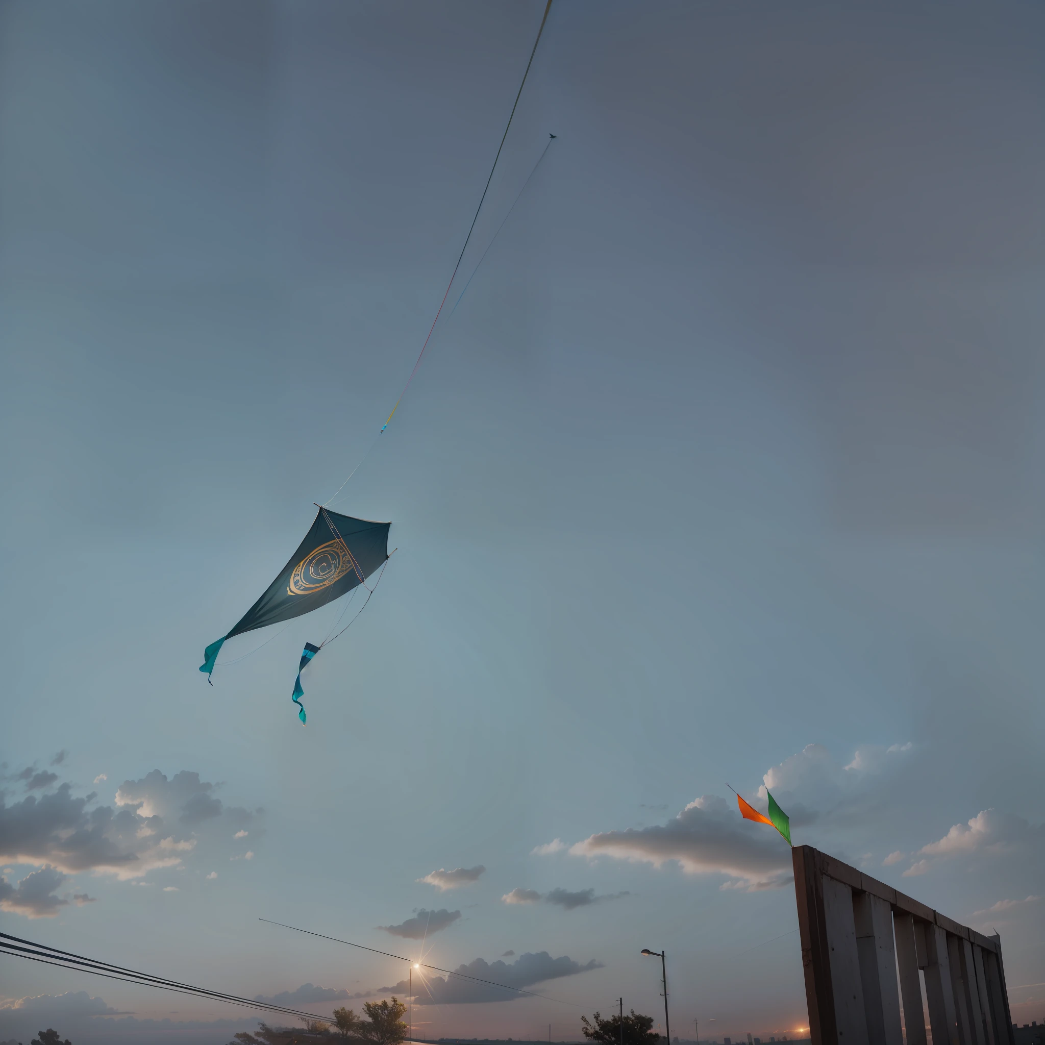 kite,early evening,Skysky