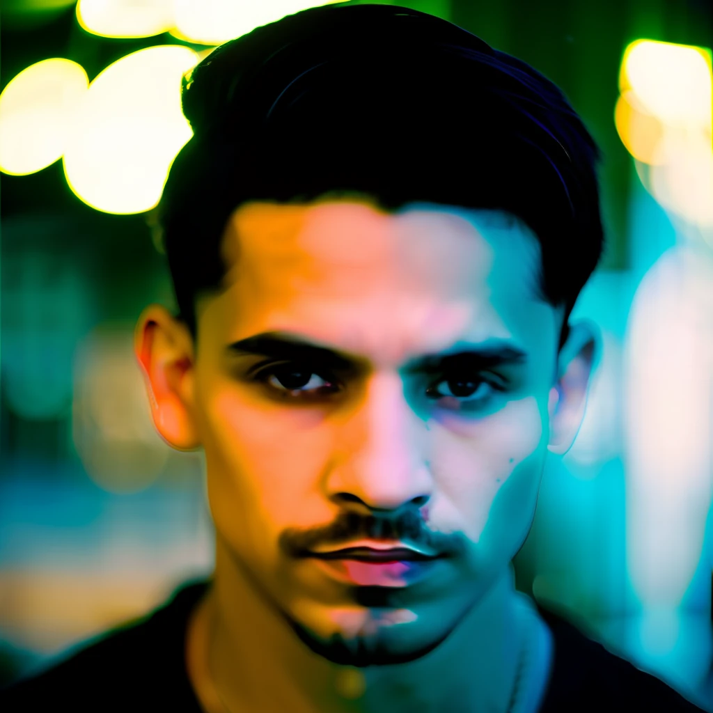 24 anos de idade zenke2 foto avatar perfil, canon 35mm, analogue style, grande angular Foto ambiente (vibrante, foto realista, realista, dramatic, escuro, foco nítido, 8k).