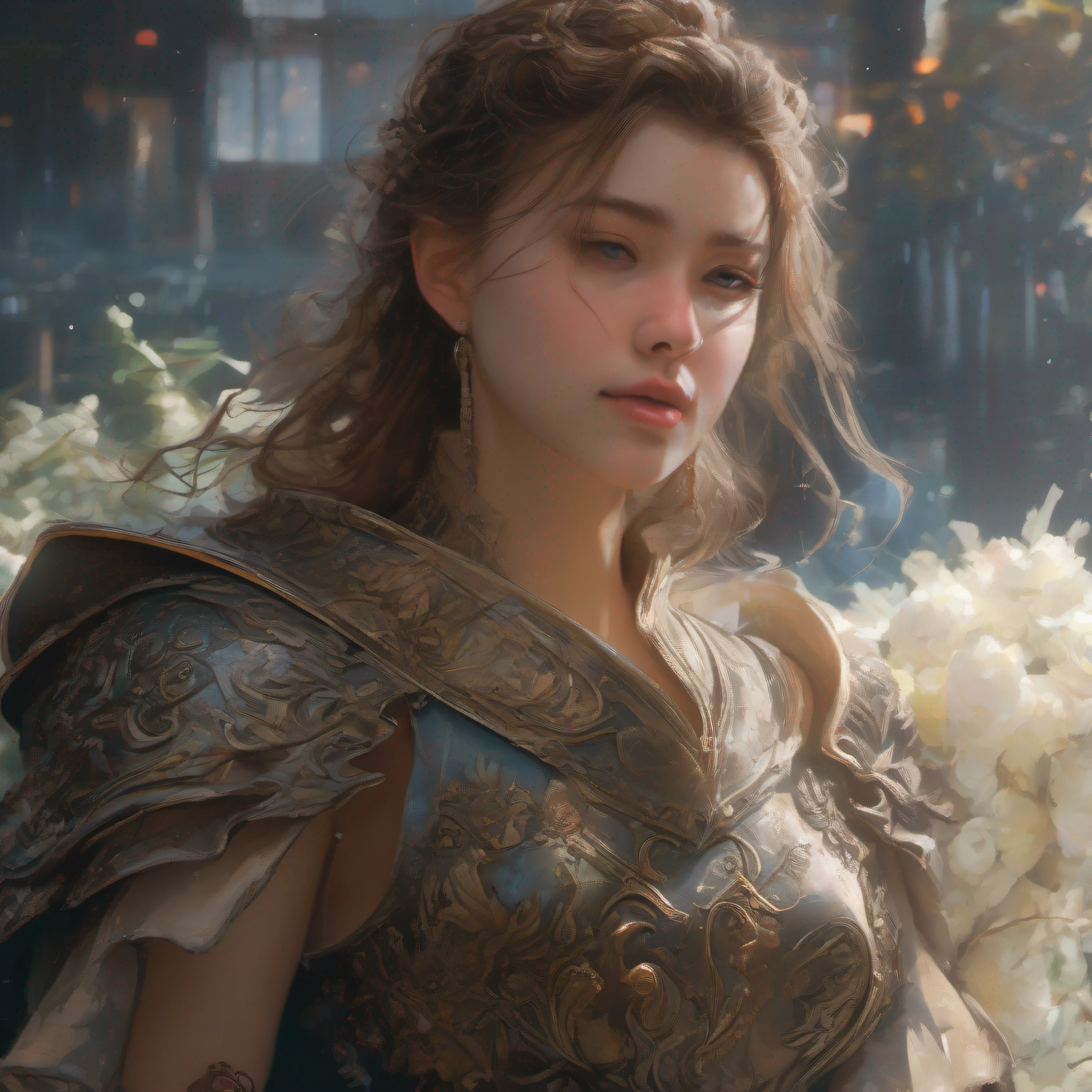 modelshoot style, (extremely detailed CG unity 8k wallpaper), full shot body photo of the most beautiful artwork in the world, cloak armor, professional majestic oil painting by Ed Blinkey, Atey Ghailan, Studio Ghibli, by Jeremy Mann, Greg Manchess, Antonio Moro, trending on ArtStation, trending on CGSociety, Intricate, High Detail, Sharp focus, dramatic, photorealistic painting art by midjourney and greg rutkowski