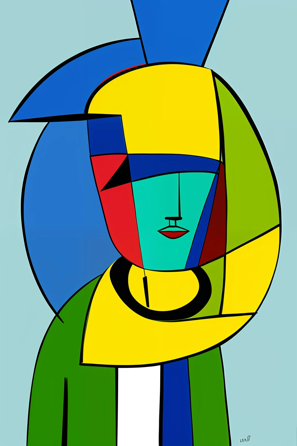 cubism man
