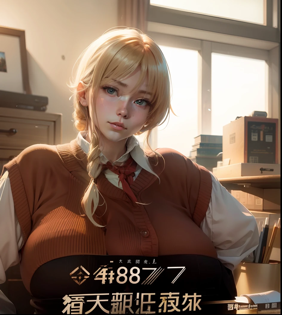 best qualtiy, tmasterpiece, photograph realistic, 8K, 4K, extreme res, 超高分辨率, 动态照明, True lighting, Sophie,girls,anime image,Makoto Shinkai painting style,quadratic element,whaite hair,big breasts beautiful