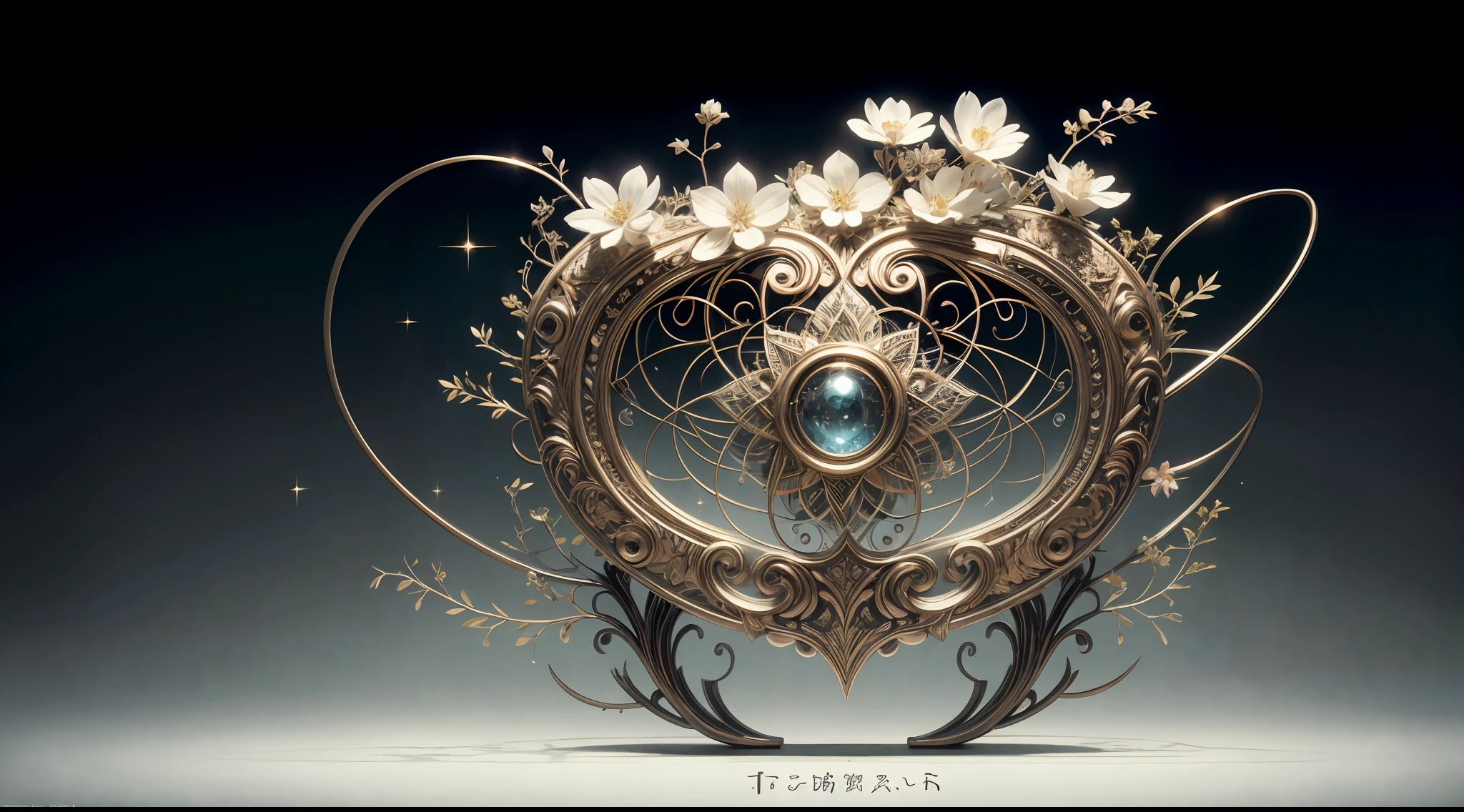 （tmasterpiece）， （best qualtiy：1.4）， absurderes， [：intricately details：0.2]， {Vine made of magic}, blossoms， Strong focus，Mysterious symbol， sparkling motes, insane detailed，k hd，concept-art，number art，with dynamism，