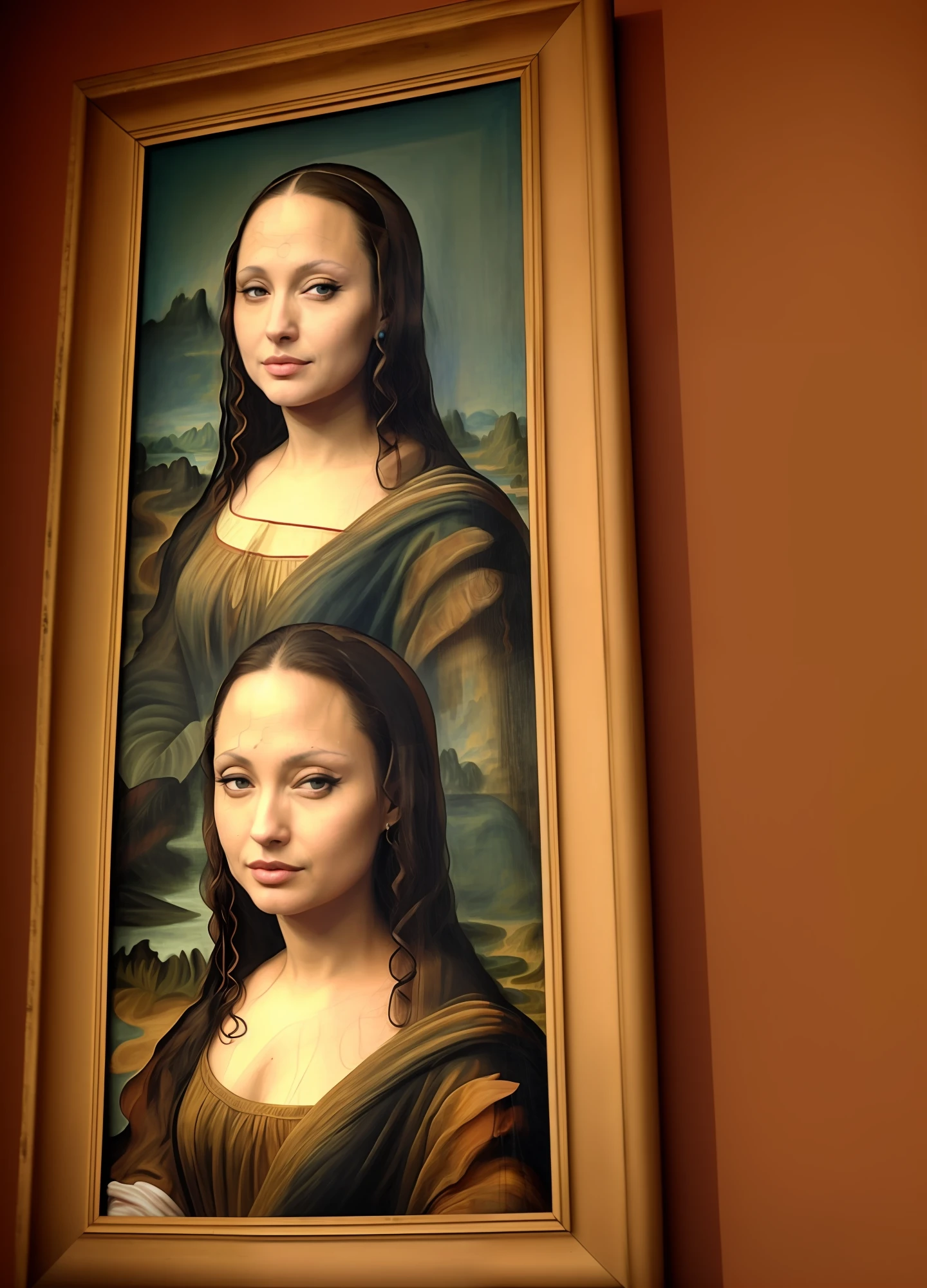 Cria foto da Mona lisa