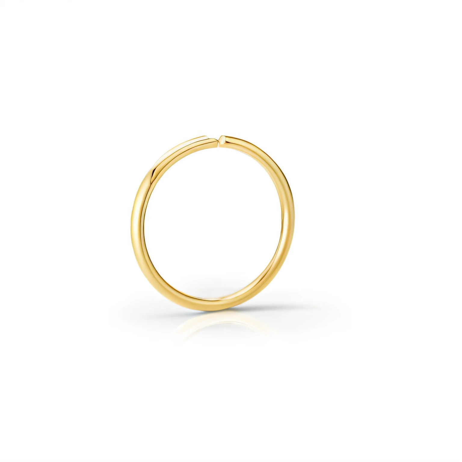 um close up de um anel de ouro com um diamante no topo, anel nasal, Centered thin-ring iris, Brincos de aro de ouro, next gen, Fio de ouro 14k, 9 mil, 9k, banhado a ouro, anel interno, golden circlet, Golden Circle Halo, anel, piercing no nariz, circlet, fios de ouro, 3 millimeters, 10k