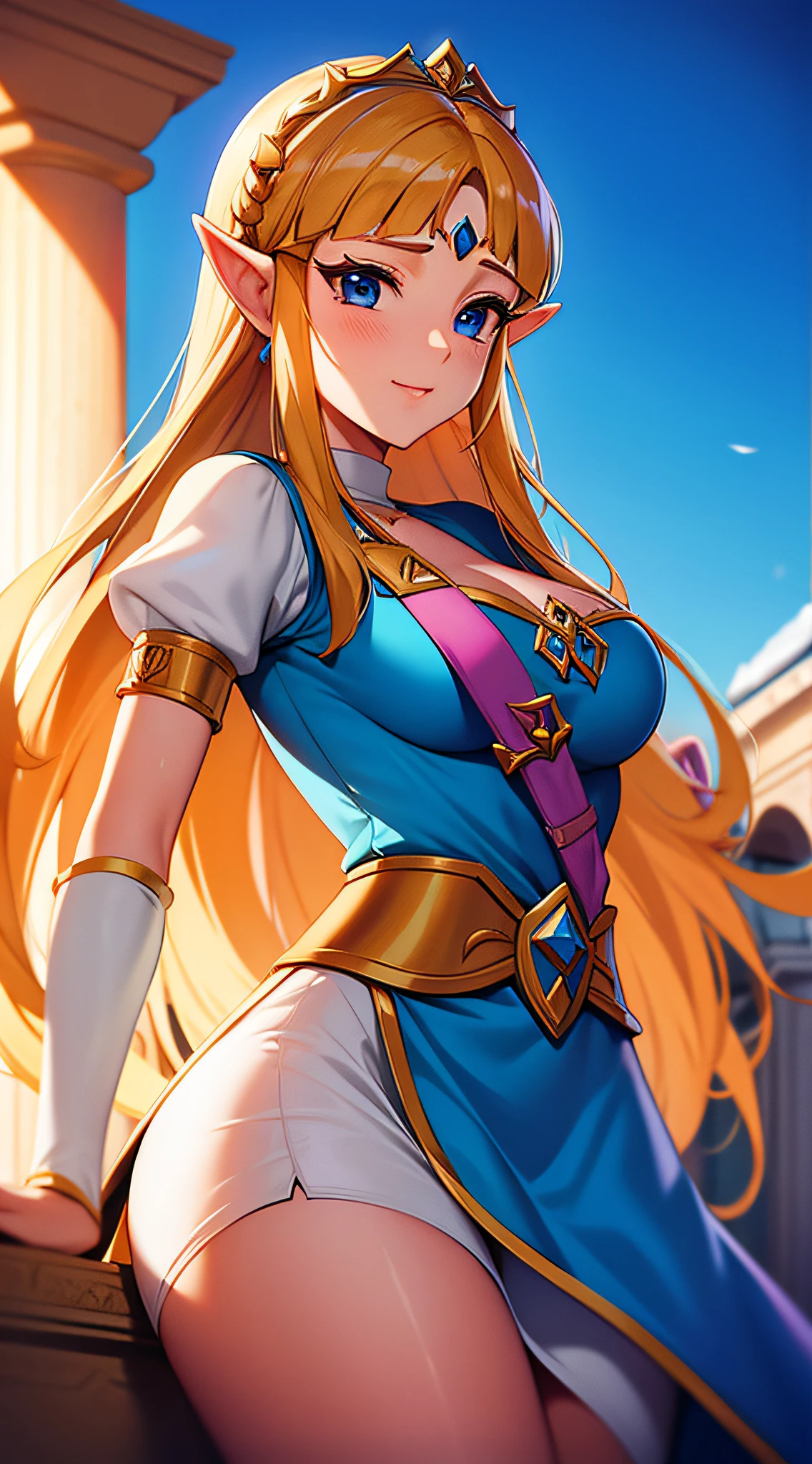 princess zelda in castle