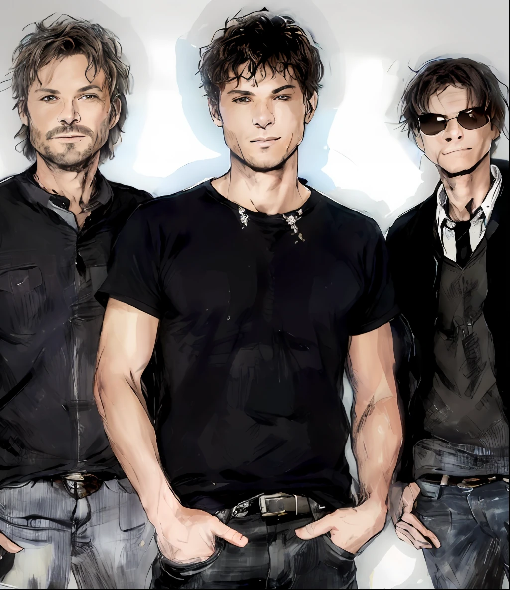 Criar uma imagem profissional da banda A-ha