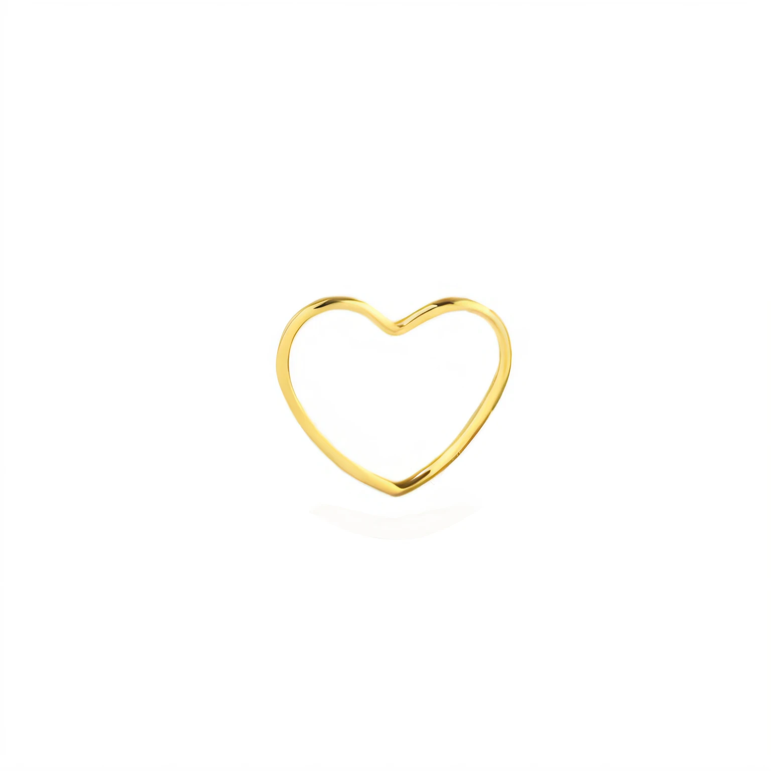a gold heart-shaped ring with a single diamond, Foto do produto de 35 mm", anel nasal, small heart - shaped face, Fio de ouro 14k, Directed by: Emma Andijewska, essence, 9k, 9 mil, (Heart), Brincos de aro de ouro, brinco de ouro, penetrante, Heart of Rose Gold, Heart, Interminable, 8 K H 1 0 2 4