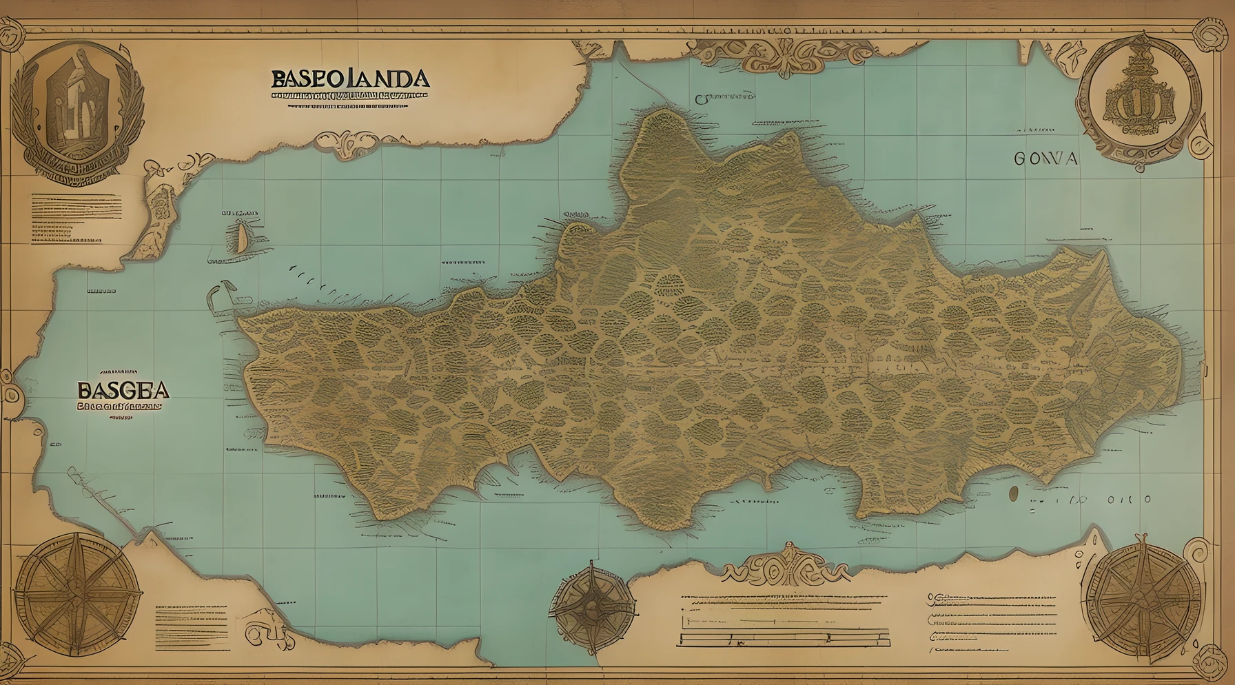 crie um mapa mundi rpg baseado na pangeia
