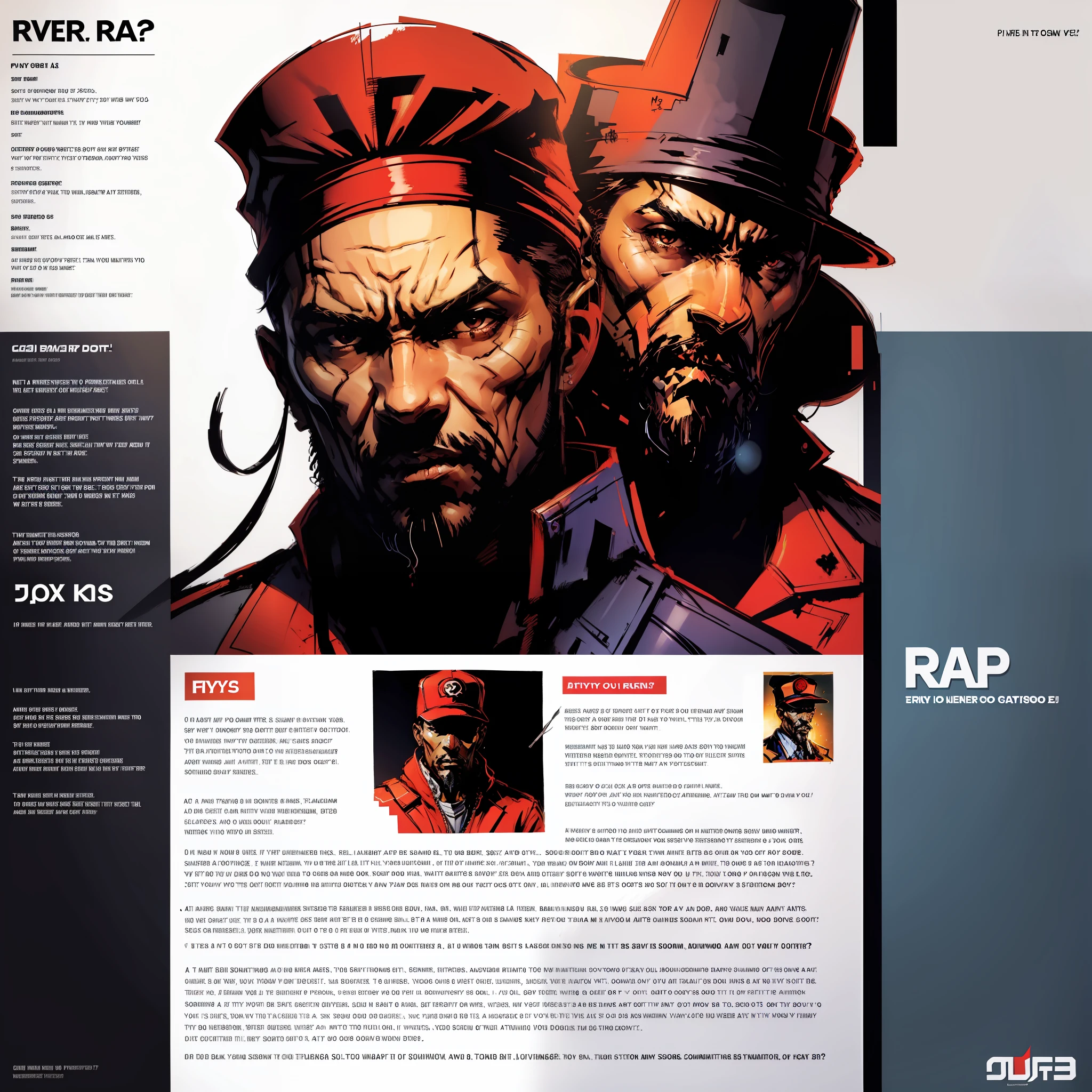 FLYER RAP.NO PERSONAS,NO TEXTO