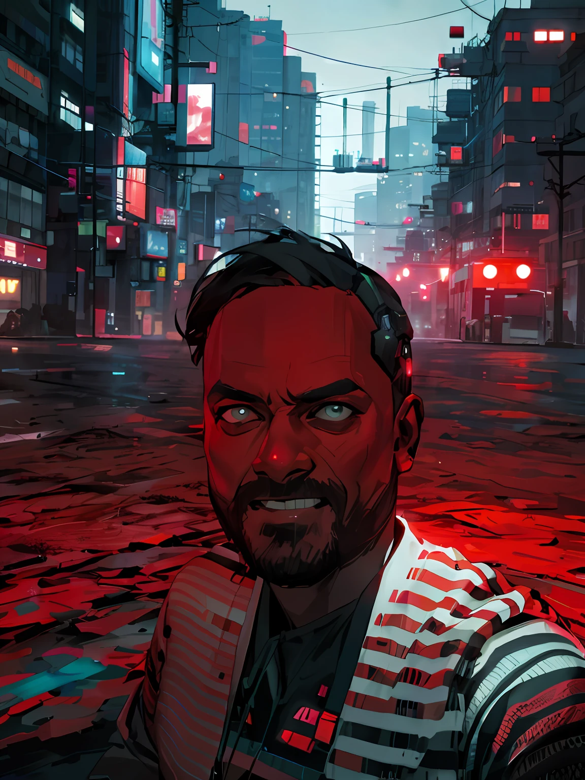 cyberpunk,city,night