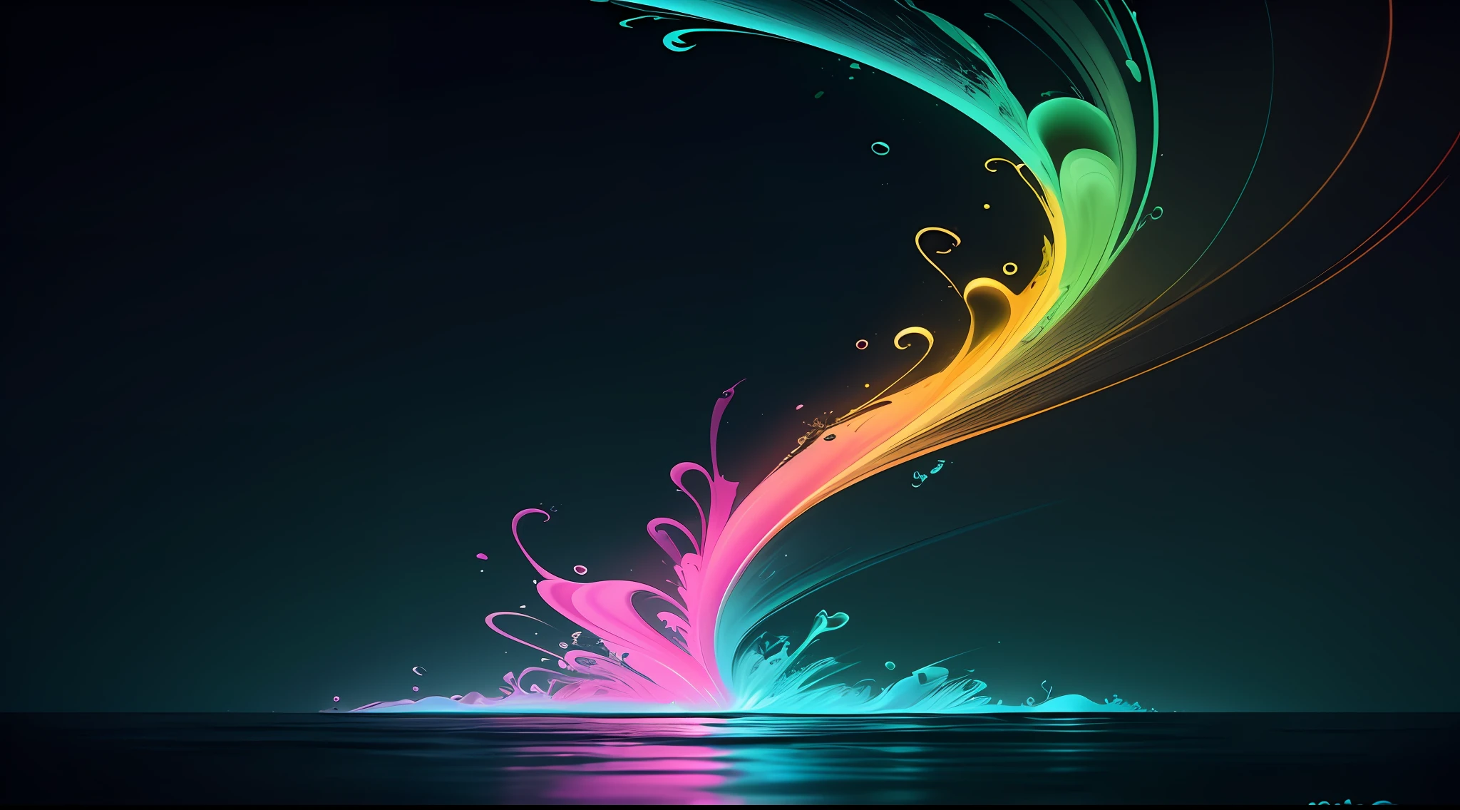 a close up of oil colored waves with a black background, color hd image, cool background, hd wallpaper, color splashes, color image, 4k wallpaper, 4k wallpaper, nice colors, background art, colorful high contrast hd, art wallpaper, amazing colorful background, splashes of color, full colors hd, colorful paint explosion