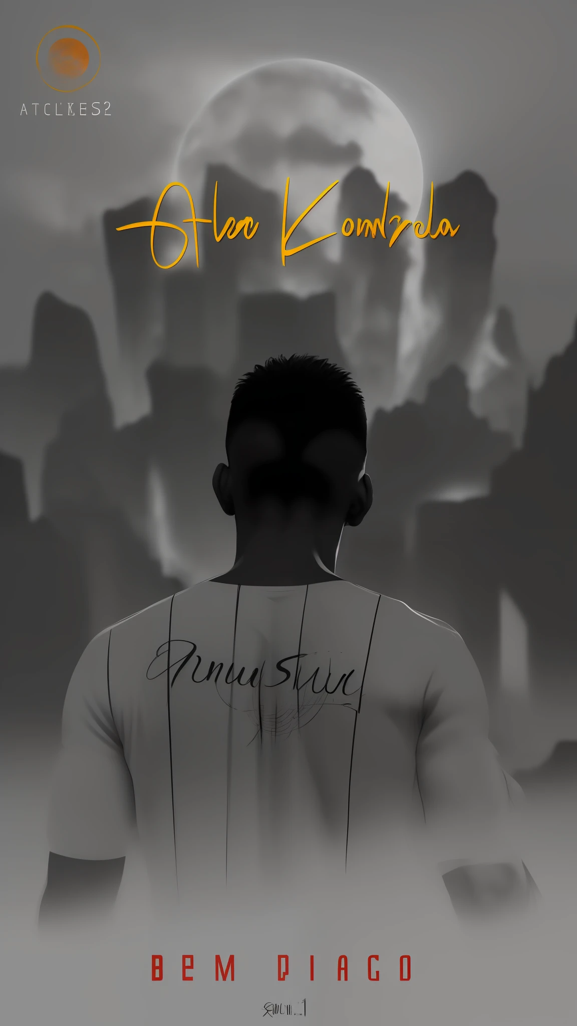 Image of a young man on his back a drawing, 8K resolution concept art (detalhes intrincados: 1.2), olhos lindos, luz do sol (alta qualidade: 1.2), trending on ArtStation, 8k, absurdos, chibi, extremamente pele detalhada, (close up: 1.1)