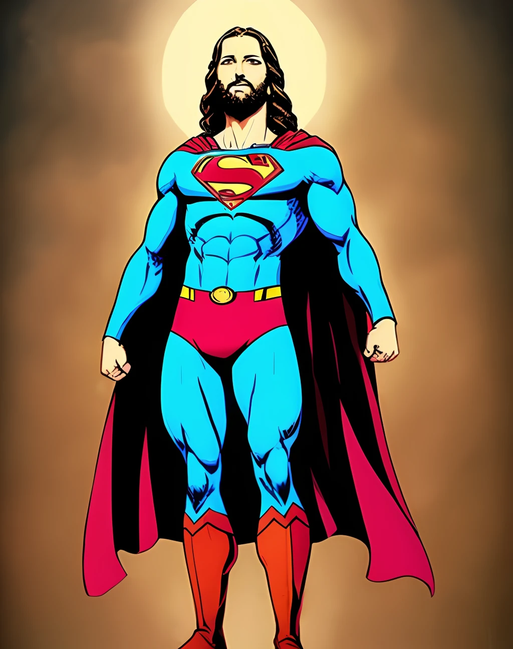 Jesus Cristo orando pelo Superman