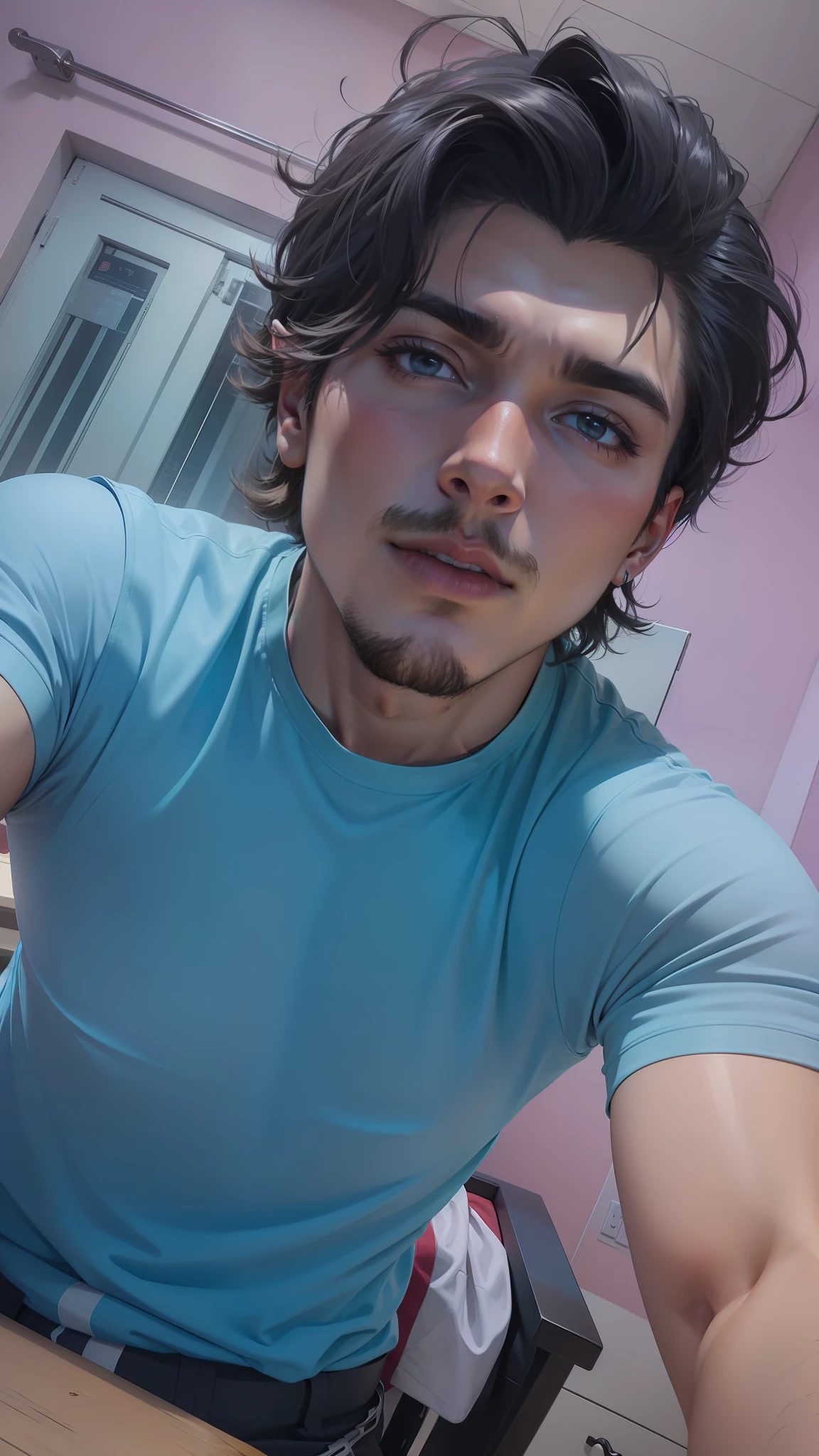 professional model,anime character,male