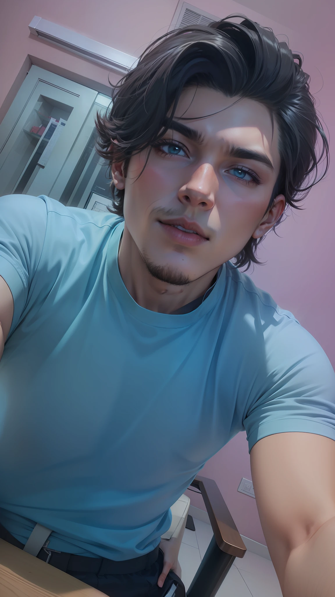 professional model,anime character,male