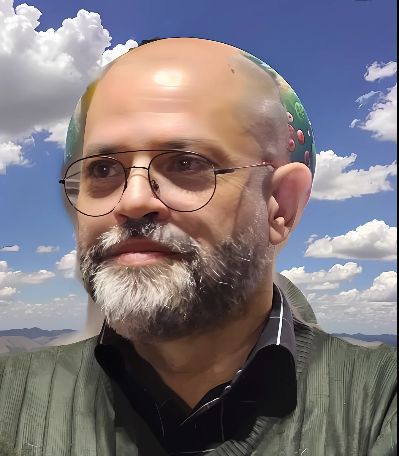 Paisagem extraterrestre