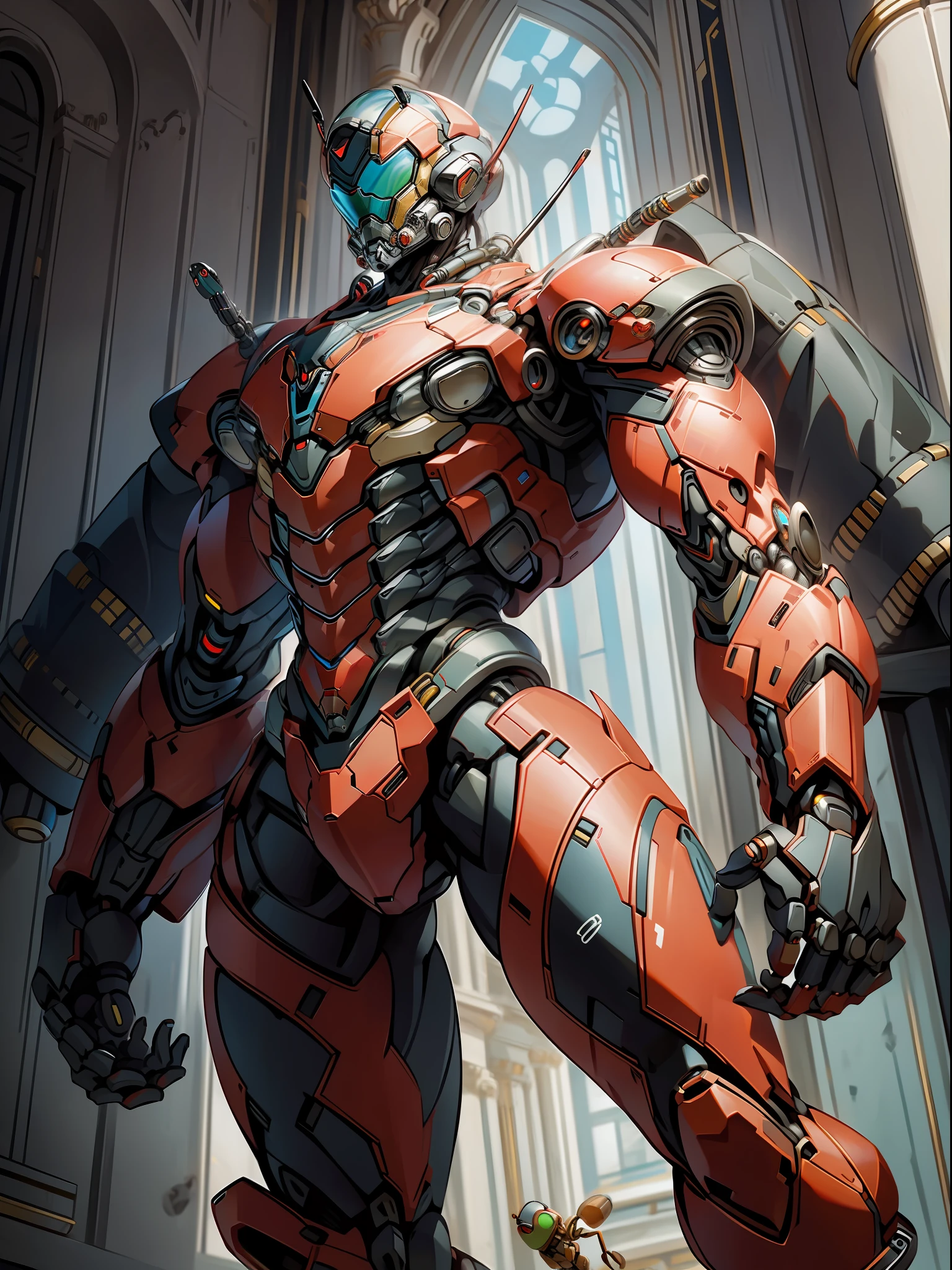 Ant-Man, with his army of Ants, robotized