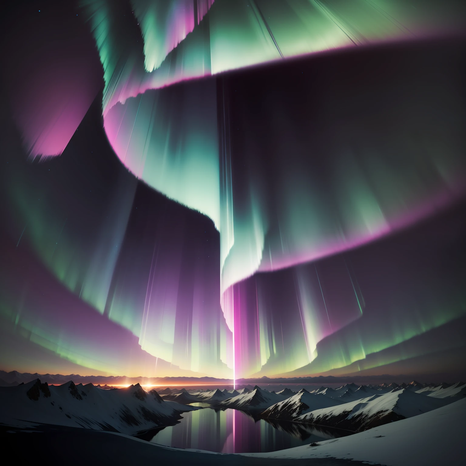 Aurora effect background