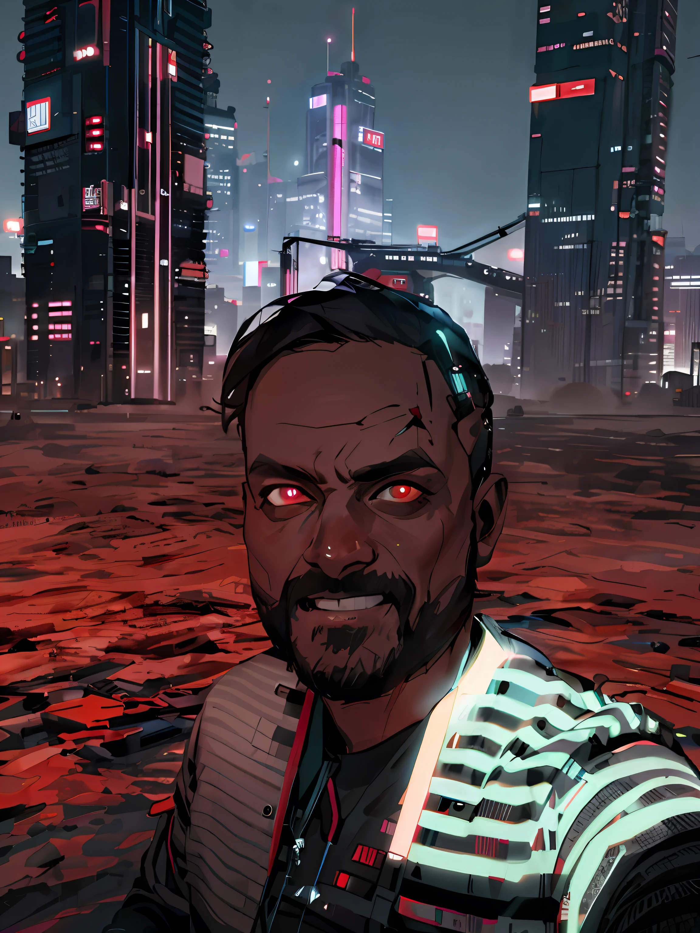 cyberpunk,city,night