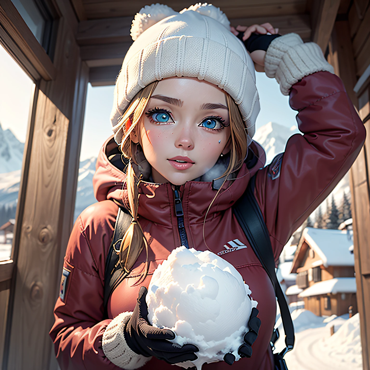 (masterpiece, best quality, beautiful anime art:1.4), beautiful anime_girl, (perfect face:1.8), (beautiful eyes:1.7), skiing_resort, full_body_shot, uncommon_attire, legwear, uncommon_background, sports, headwear, snowy_landscape, winter_vibes, scenic_view, bustling_activity, ski_lift, snow_capped_mountains, cozy_alpine_chalets, vibrant_slopes, winter_sun, snowflake_embellishments, stylish_outfit, vintage_meets_modern, whimsical_details, energetic_crowd, snowy_adventures, outdoor_recreation, dynamic_pose, elegant_movement, winter_sports_enthusiasts, action-packed_scene, thrilling_experiences, snow_fun, fashionable_choice, natural light, (sharp focus:1.6), highly detailed, ultra realistic, 8k