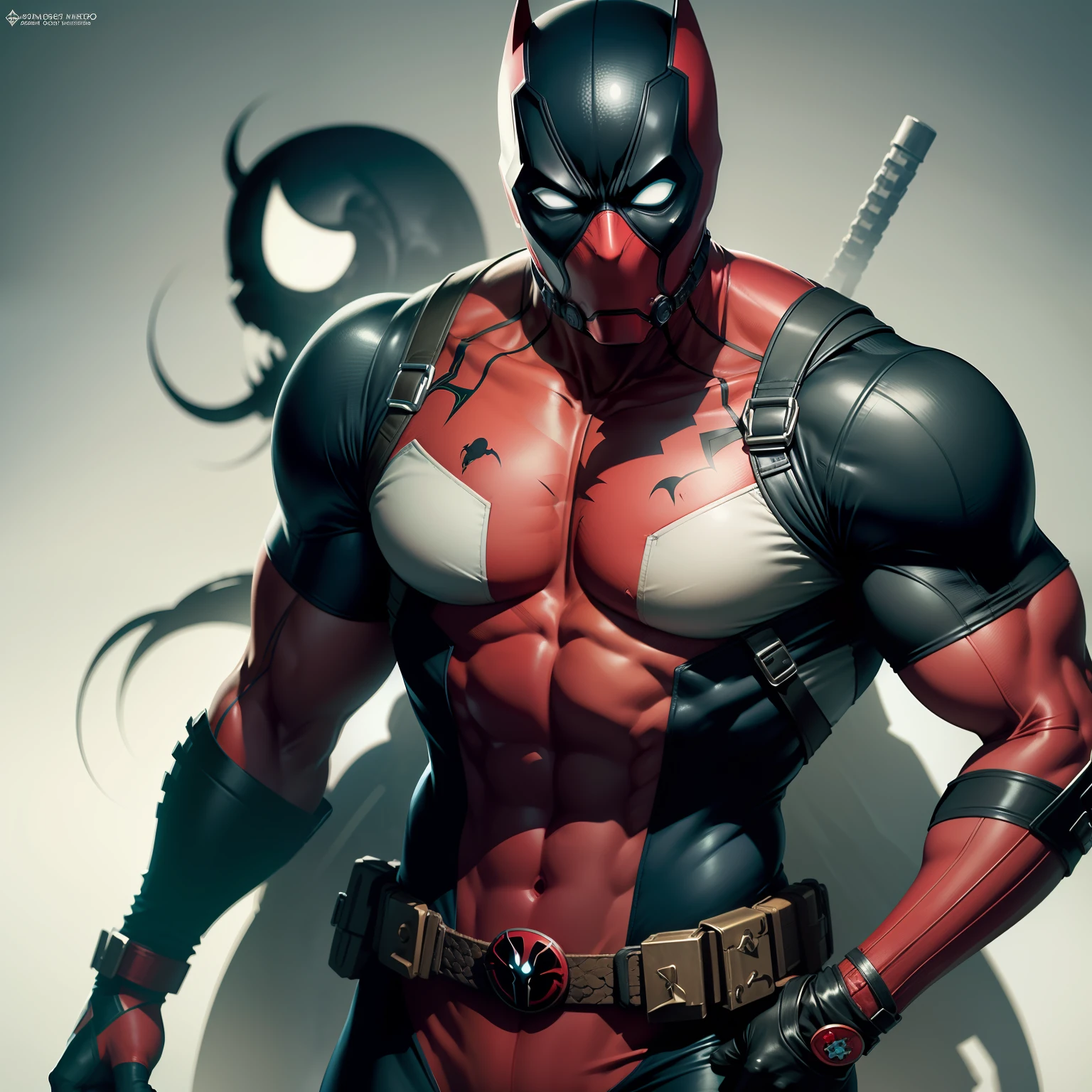 ((obra-prima)),(((melhor qualidade)),(folha de design de personagem, mesmo personagem, frente, lado, costas), illustration, 1 muscular boy, usando uma armadura aranha, Scorpio hybrid, homen aranha.Desing parecido com o traje de deadpool, venom. (fundo simples, fundo branco: 1.3), --6