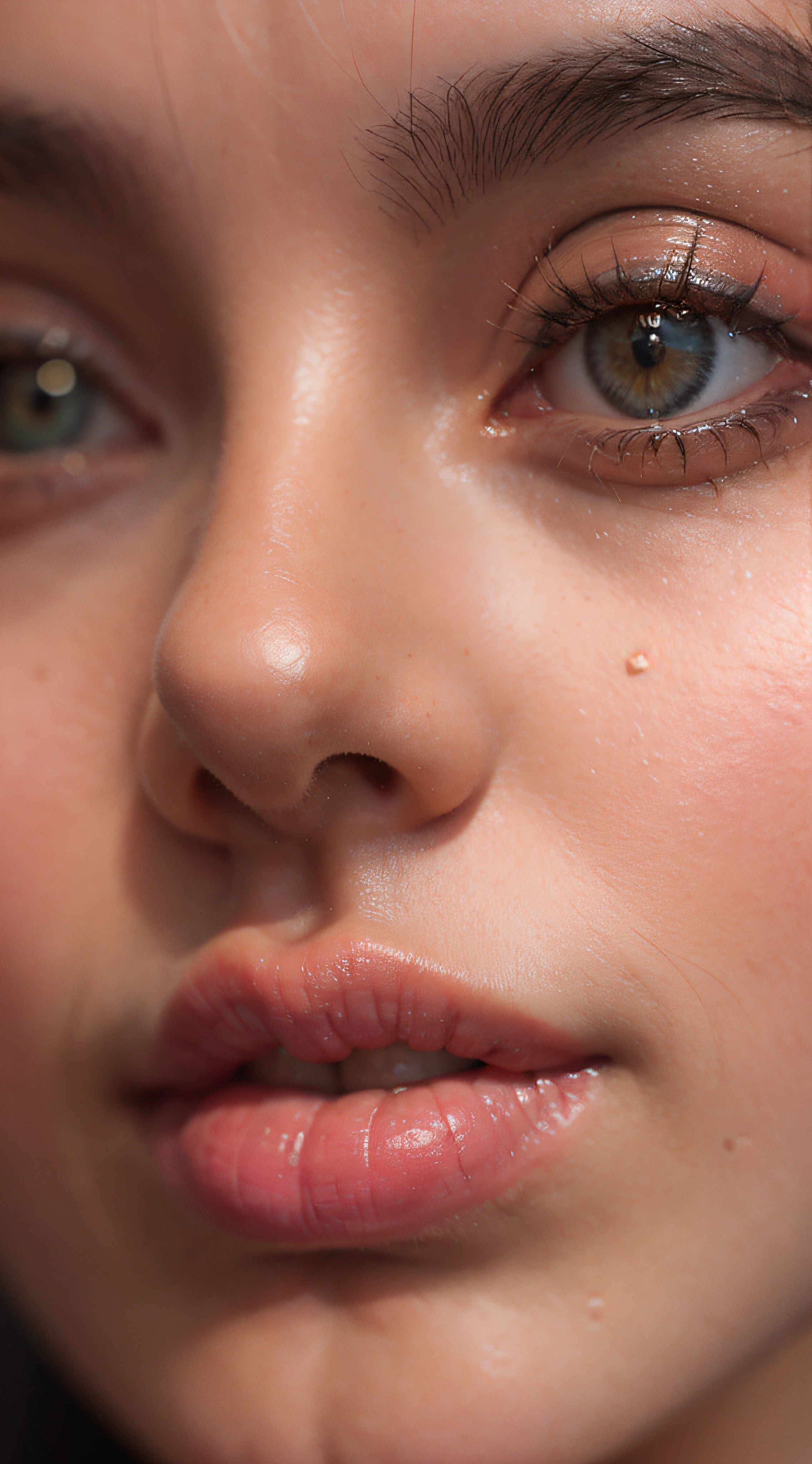RAW photo, a 22-year-old-girl, (1girl), (realistic), (photo-realistic:1.5), lipstick, (freckles:0.5), (short hair), necklace, (RAW photo, 8k uhd, film grain), Sharp Eyeliner, Blush Eyeshadow With Thick Eyelashes, extremely delicate and beautiful, 8k, soft lighting, high quality, highres, sharp focus, extremely detailed, during the day, (sunlight on face), beautiful detailed eyes, extremely detailed eyes and face, masterpiece, cinematic lighting, (high detailed skin:1.2), 8k uhd, dslr, soft lighting, high quality, film grain, Fujifilm XT3