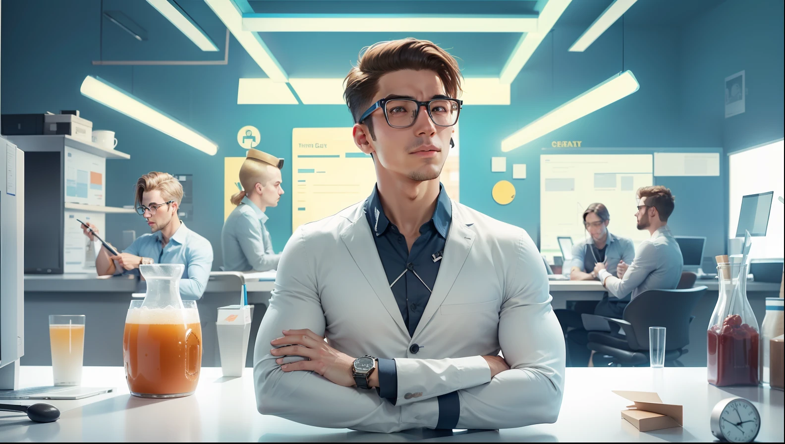 I want him to do it by talking to another guy , This guy is a company manager