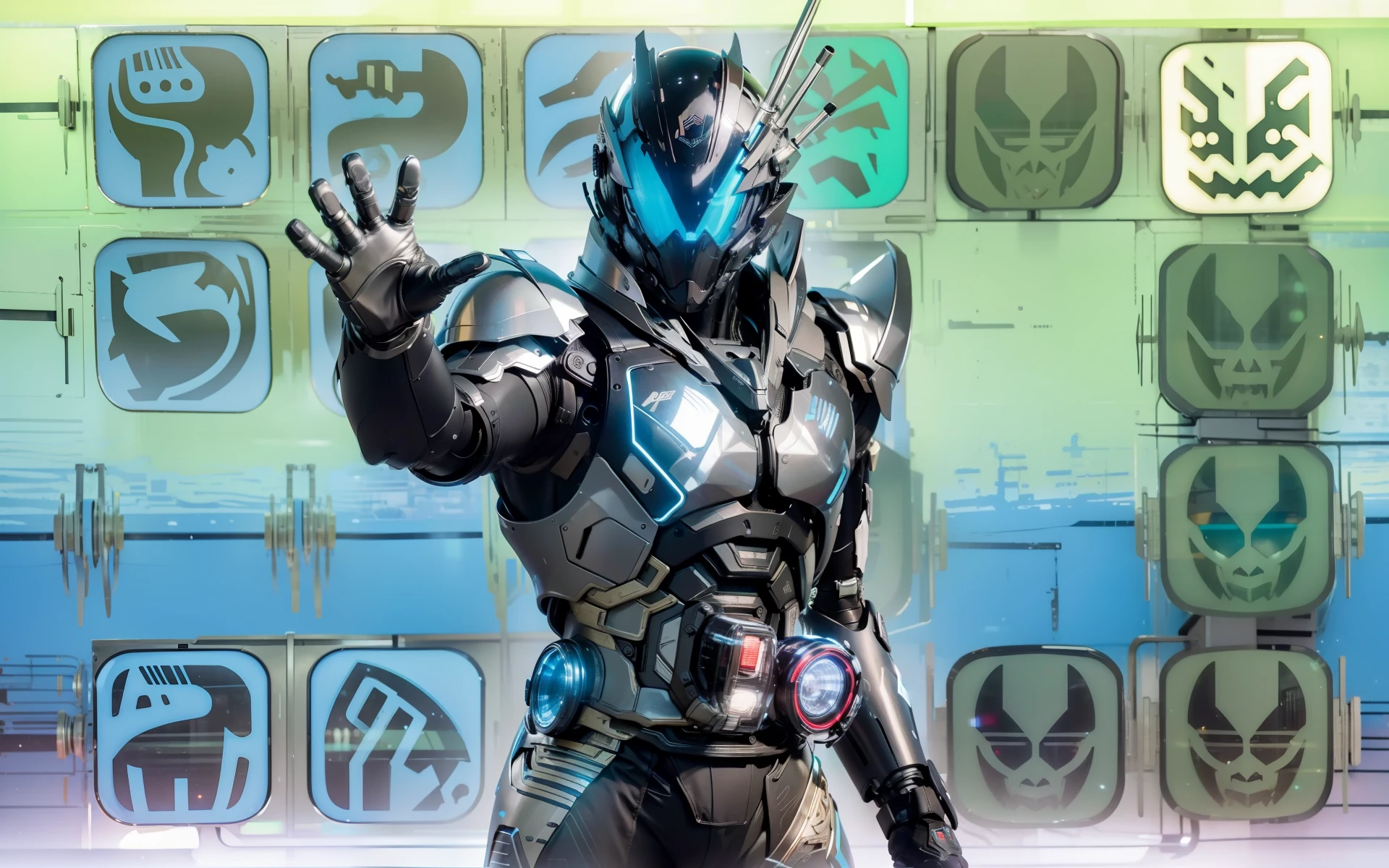 Realiy,photorealestic,Machinary,mechs,Technologie,musculous,glowing light eyes,Burly body,style of photography,Real scenery(Metallic texture 1.8)(Excess detail 2)(High resolution1.6)(4K clarity1.9)(Carbon fiber 1.5)(Metal reflection 1.5),Neon lights,obi strip(1:1)