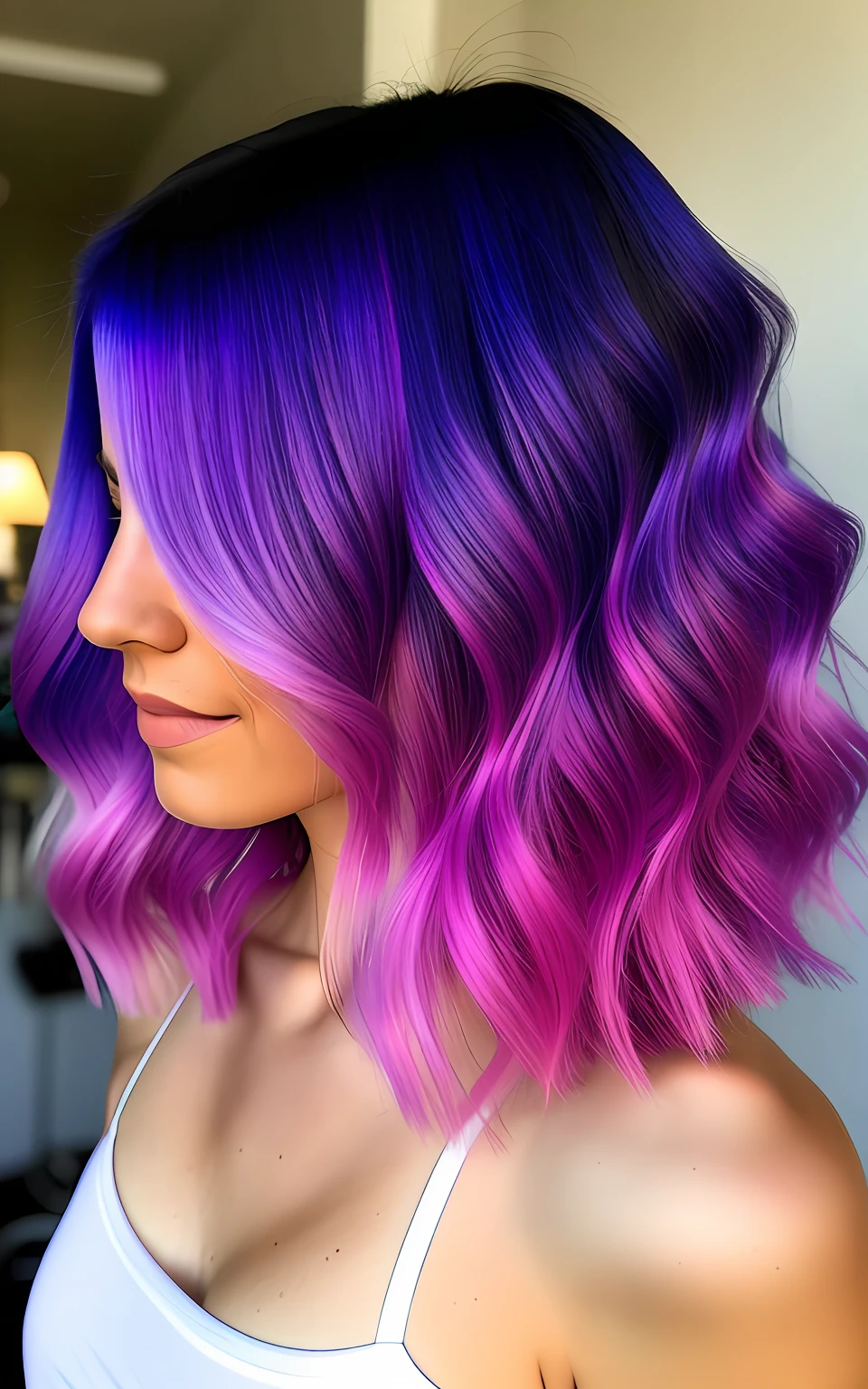 Gradient hair，Raised sexy，Advanced
