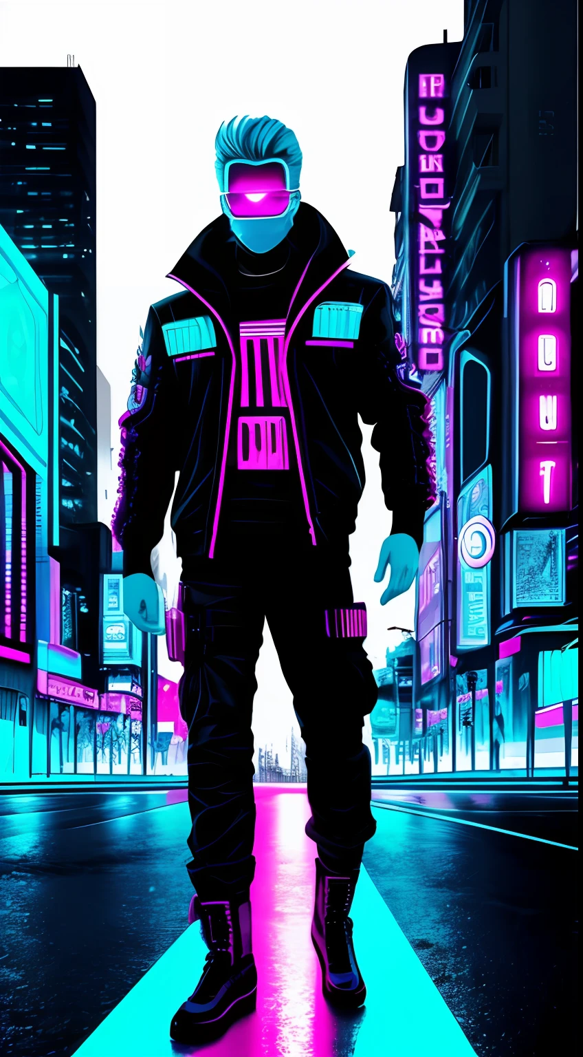 universo futurista cyberpunk neon