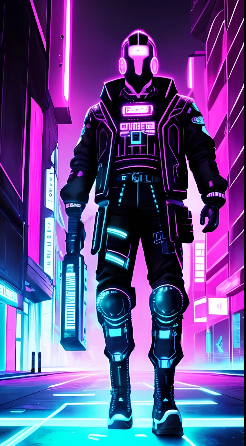 universo futurista cyberpunk neon