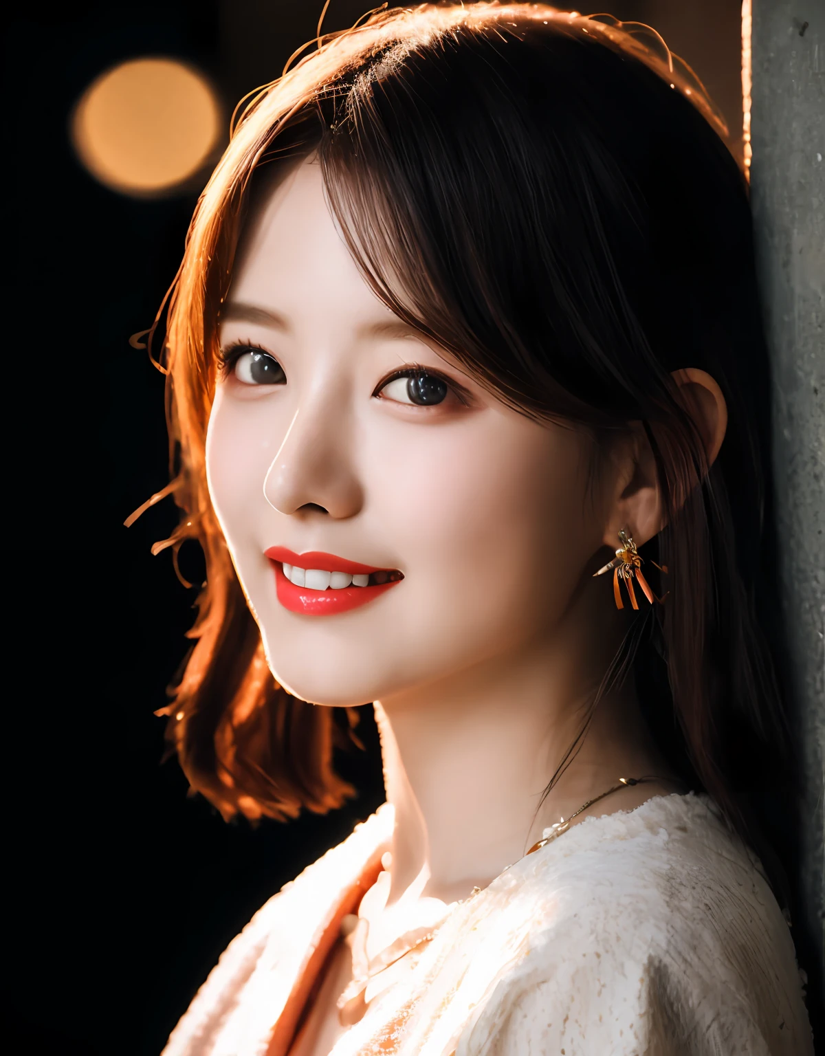 best quality, masterpiece, highres, wuxia 1girl,blush,(seductive smile:0.8),star-shaped pupils,china hanfu,hair ornament,necklace, jewelry,Beautiful face,upon_body, tyndall effect,photorealistic, dark studio, rim lighting, two tone lighting,(high detailed skin:1.2), 8k uhd, dslr, soft lighting, high quality, volumetric lighting, candid, Photograph, high resolution, 4k, 8k, Bokeh