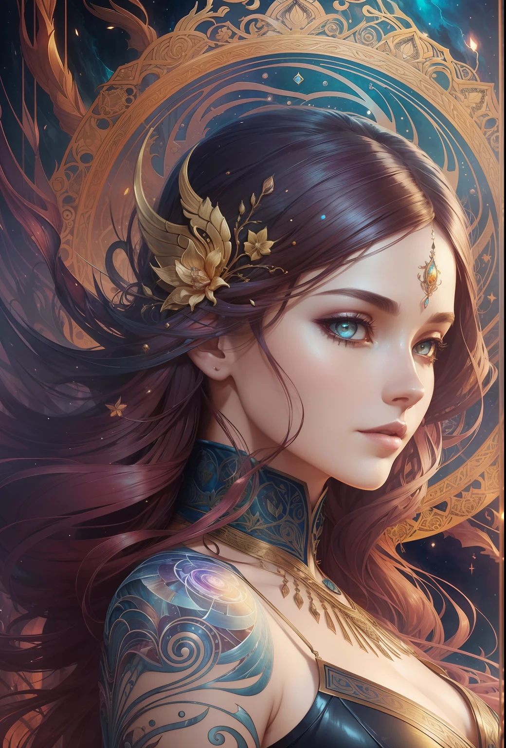 (There's beauty in weirdness:1. 1). Acrylic art by Anna dittmann, John William Waterhouse, Charlie bowater, Karol bak, Jacek yerka, victo ngai. trending on Artstation, intricate, highly detailed, crispy quality, dynamic lighting, hyperdetailed and realistic. (DreamlikeArt:1. 1), 8k, UHD, HDR, (Masterpiece:1. 5), (best quality:1. 5), Model: ReV Animated v. 121